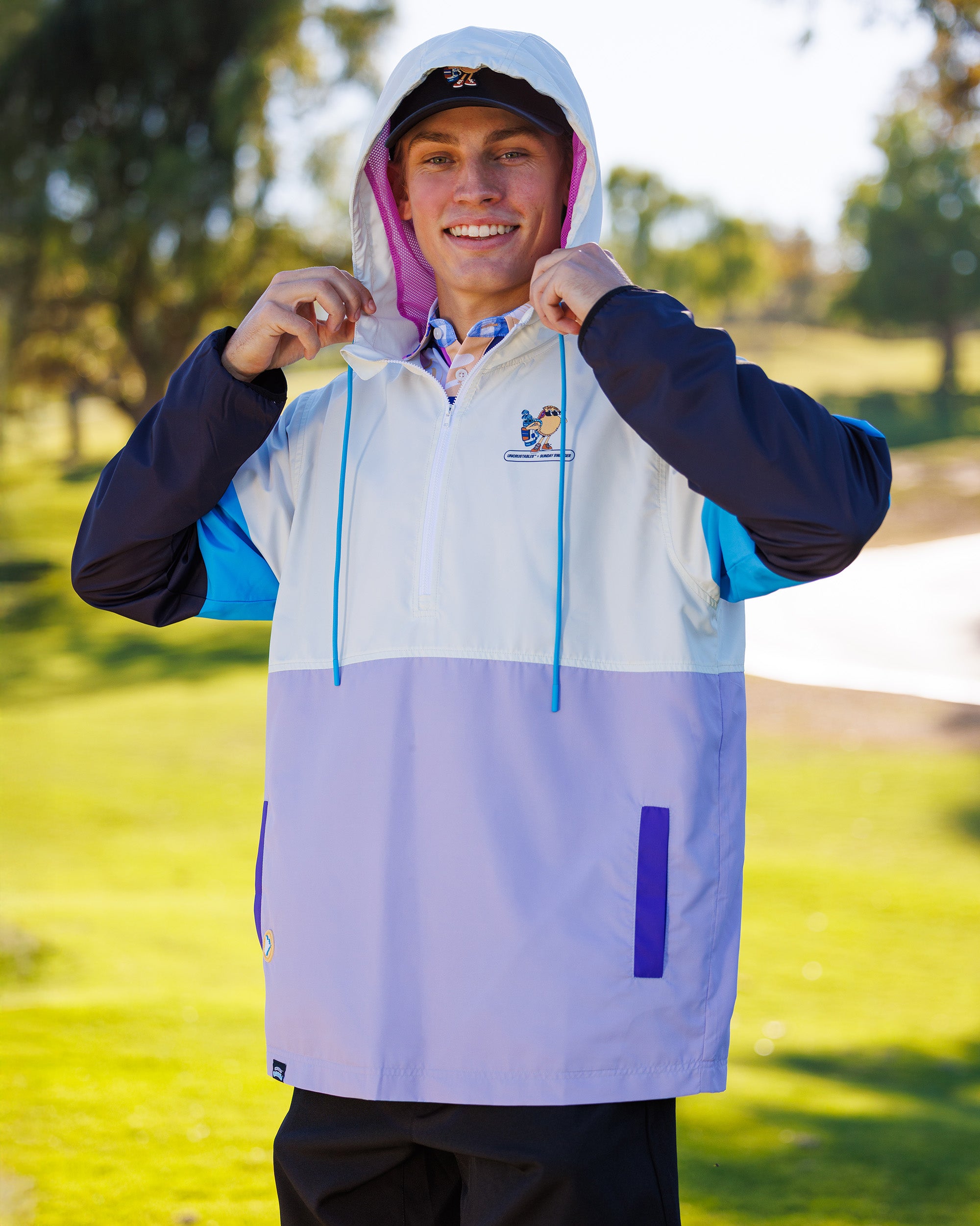 Bogey Berry | Uncrustables™ Men's Q-Zip Jacket