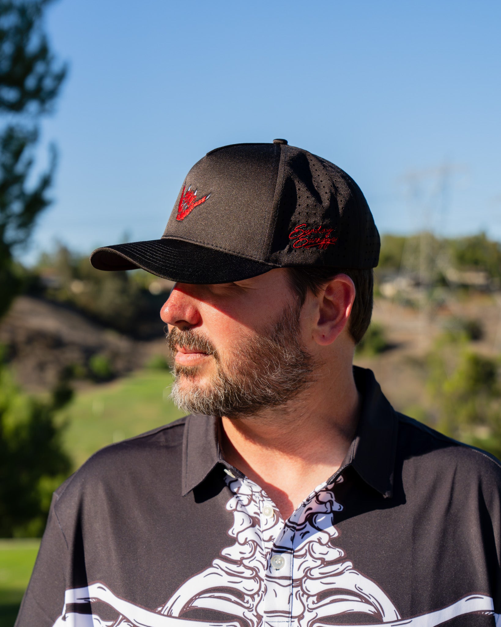 Shaka Snapback Hat - Horns