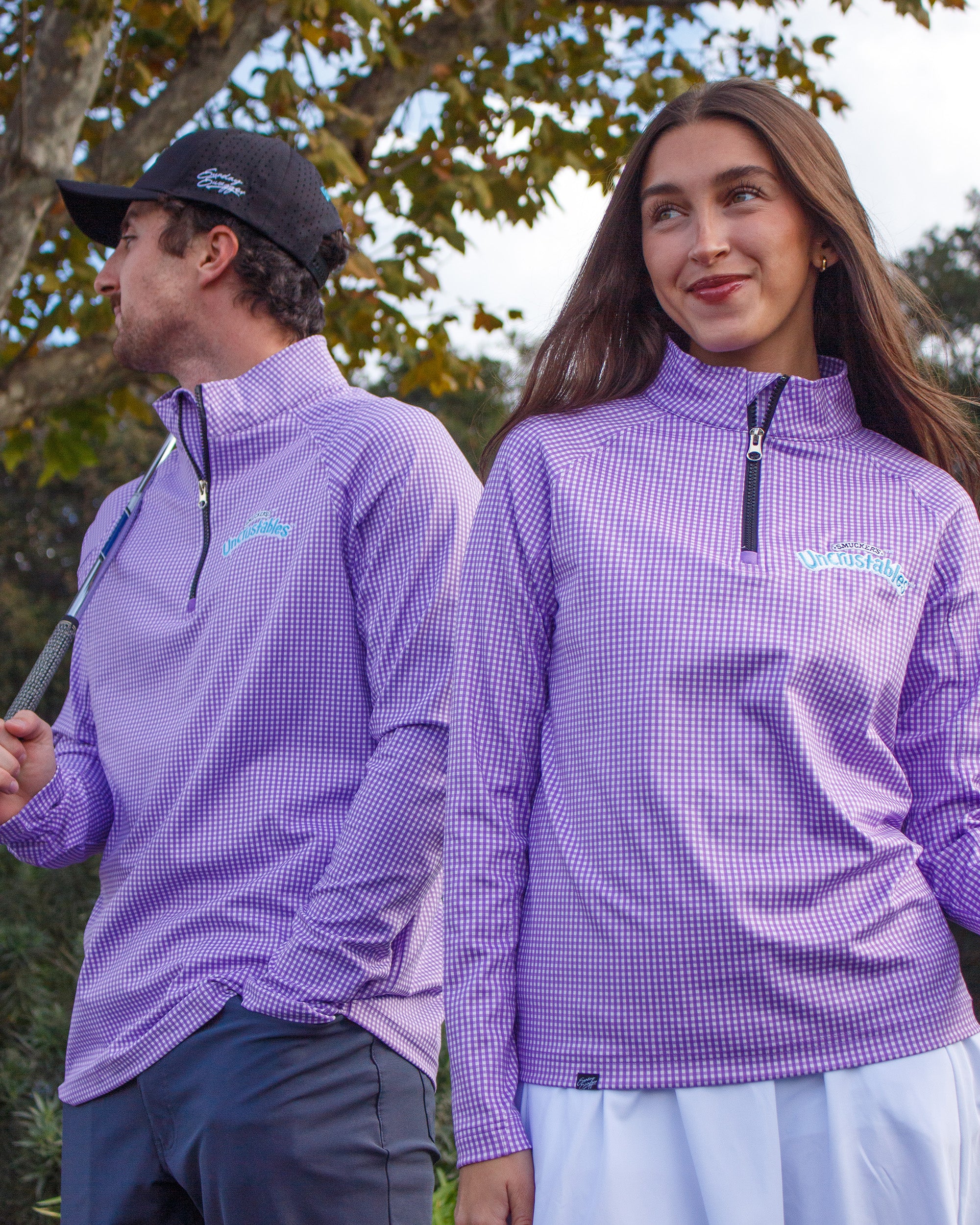 Wrapped up | Uncrustables™ Men's Performance Q-Zip