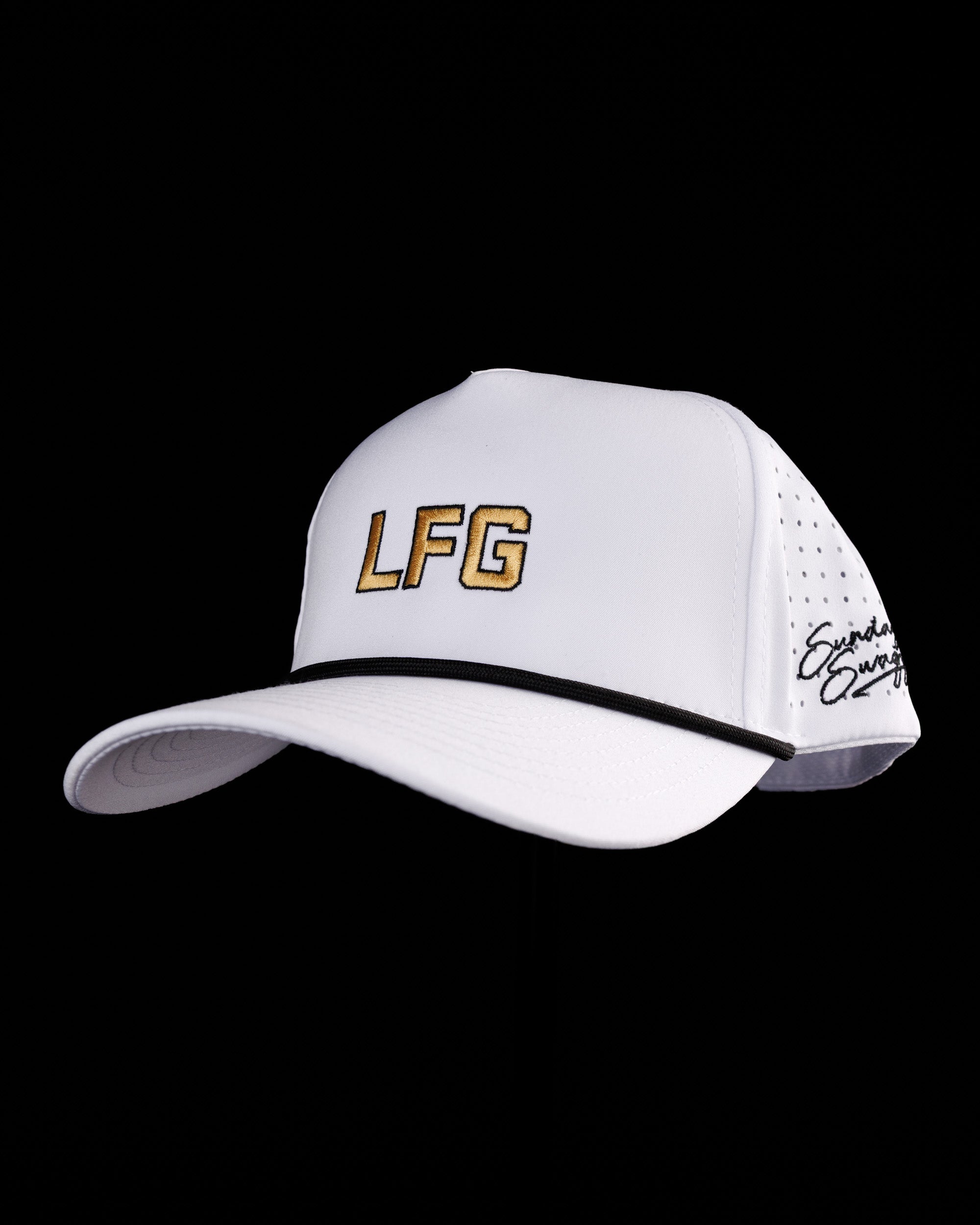 LFG Rope Snapback Hat - White