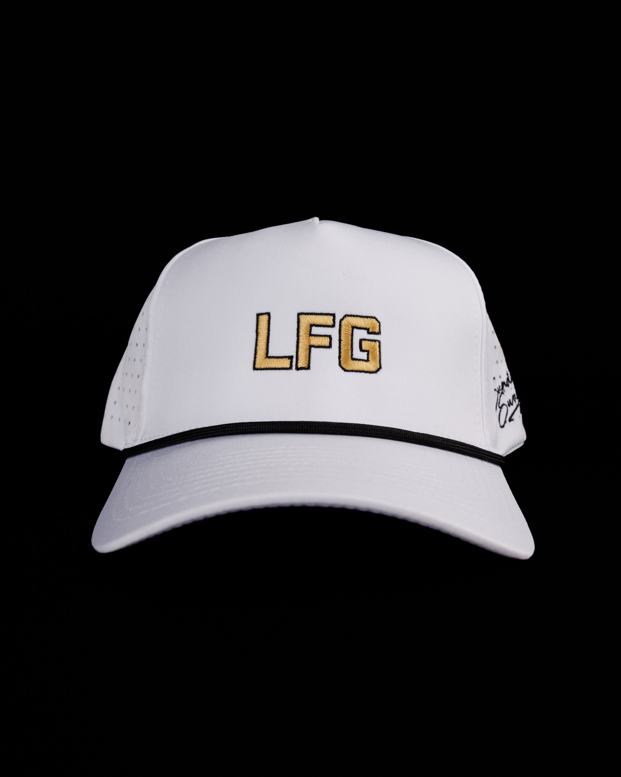 LFG Rope Snapback Hat - White