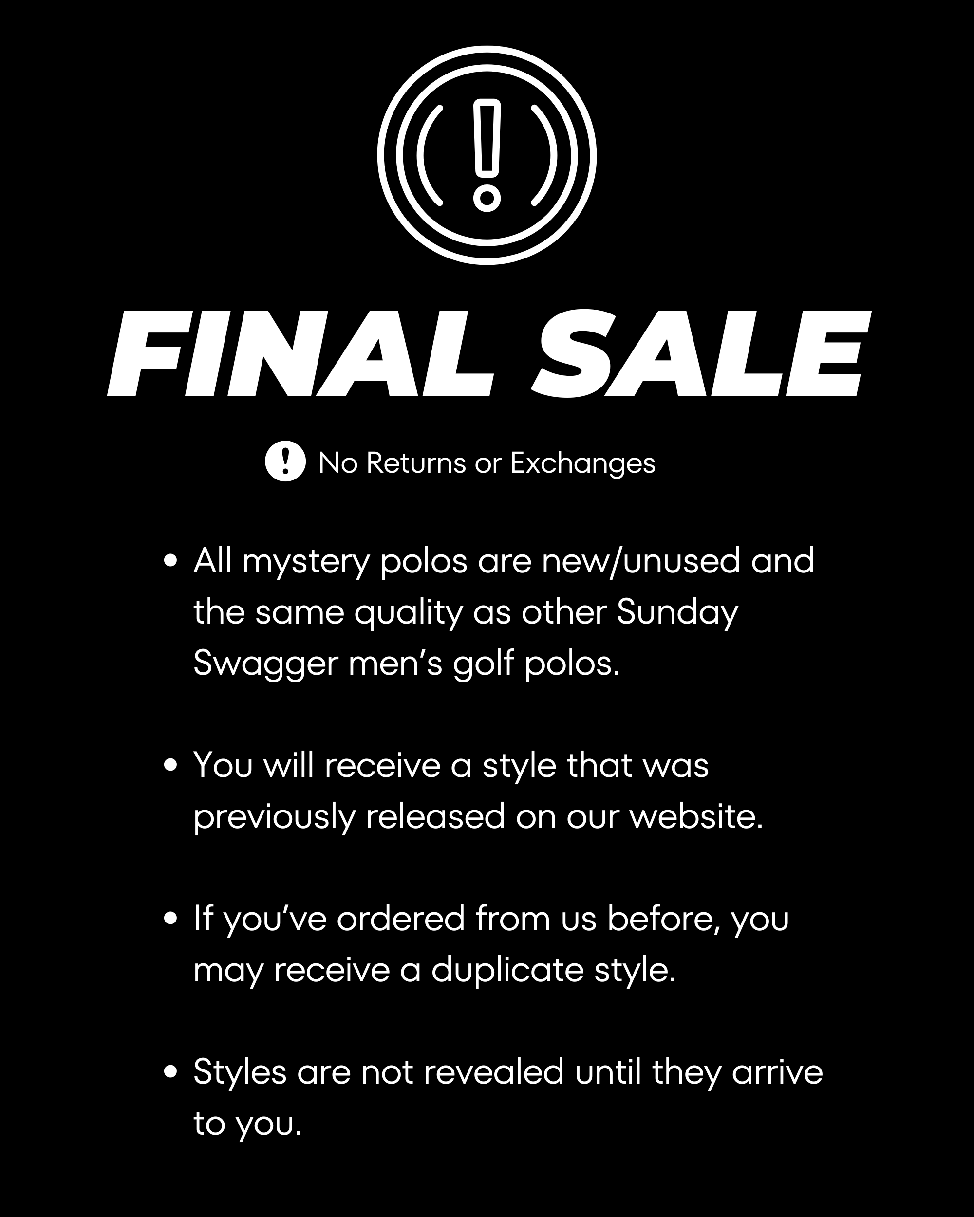 Mystery Polo (FINAL SALE)
