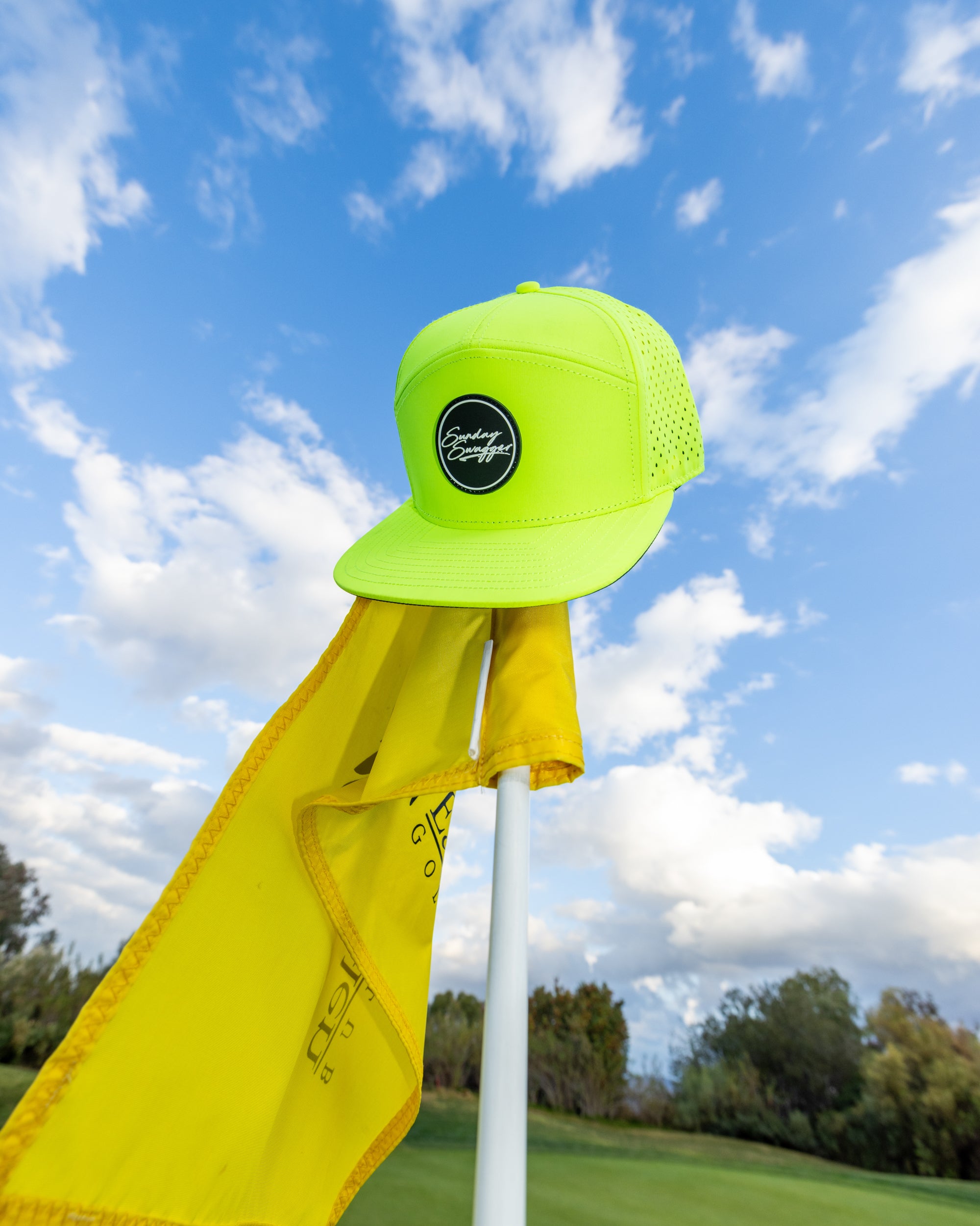 Swagger Flat Bill - Neon Yellow – Sunday Swagger