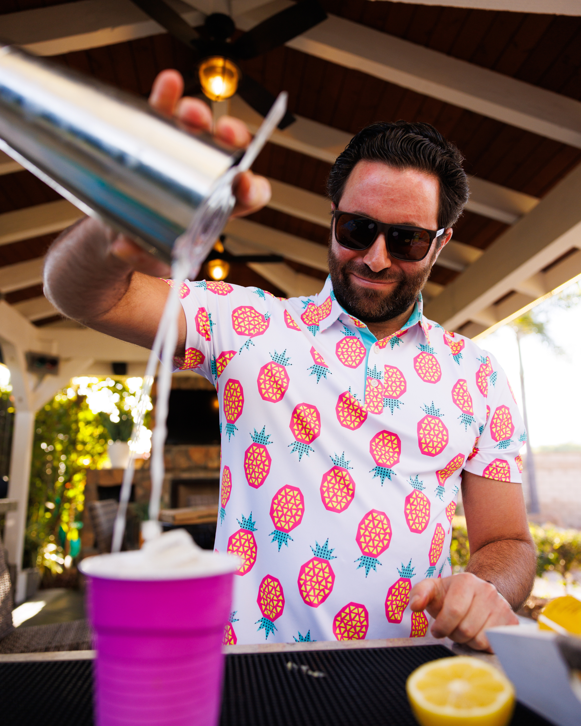 Pineapple Punch | Sunday Swagger Golf Polo Pineapple Punch | Sunday Swagger Golf Polo