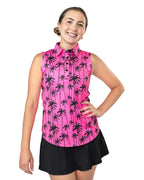 Sizzlin' hot pink women's golf shirt