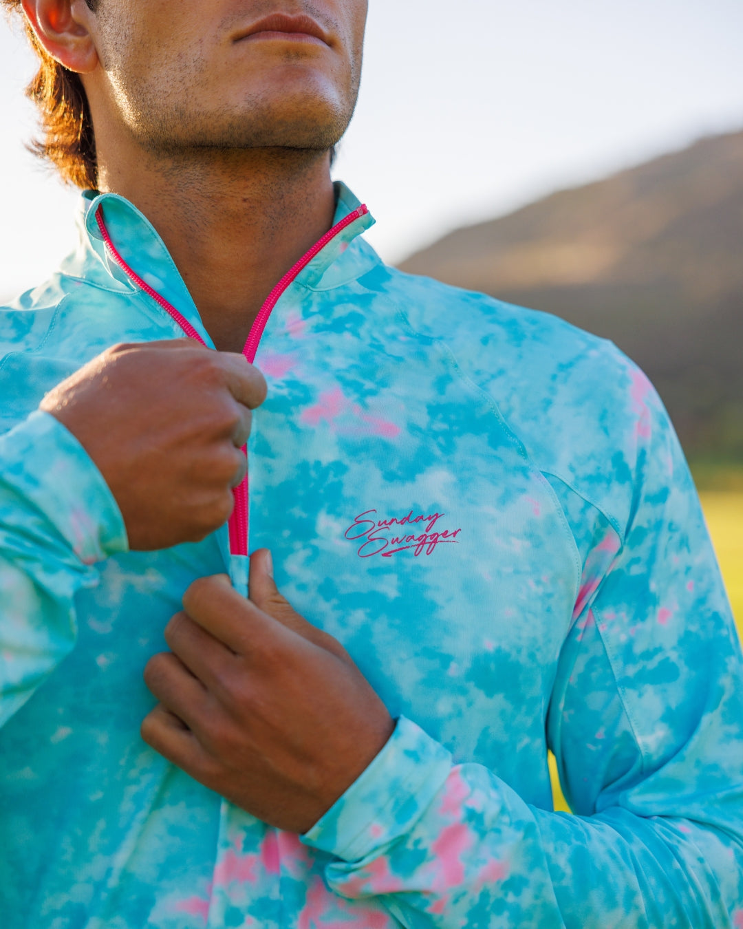 Men's Lightweight Q-Zip - Skyline