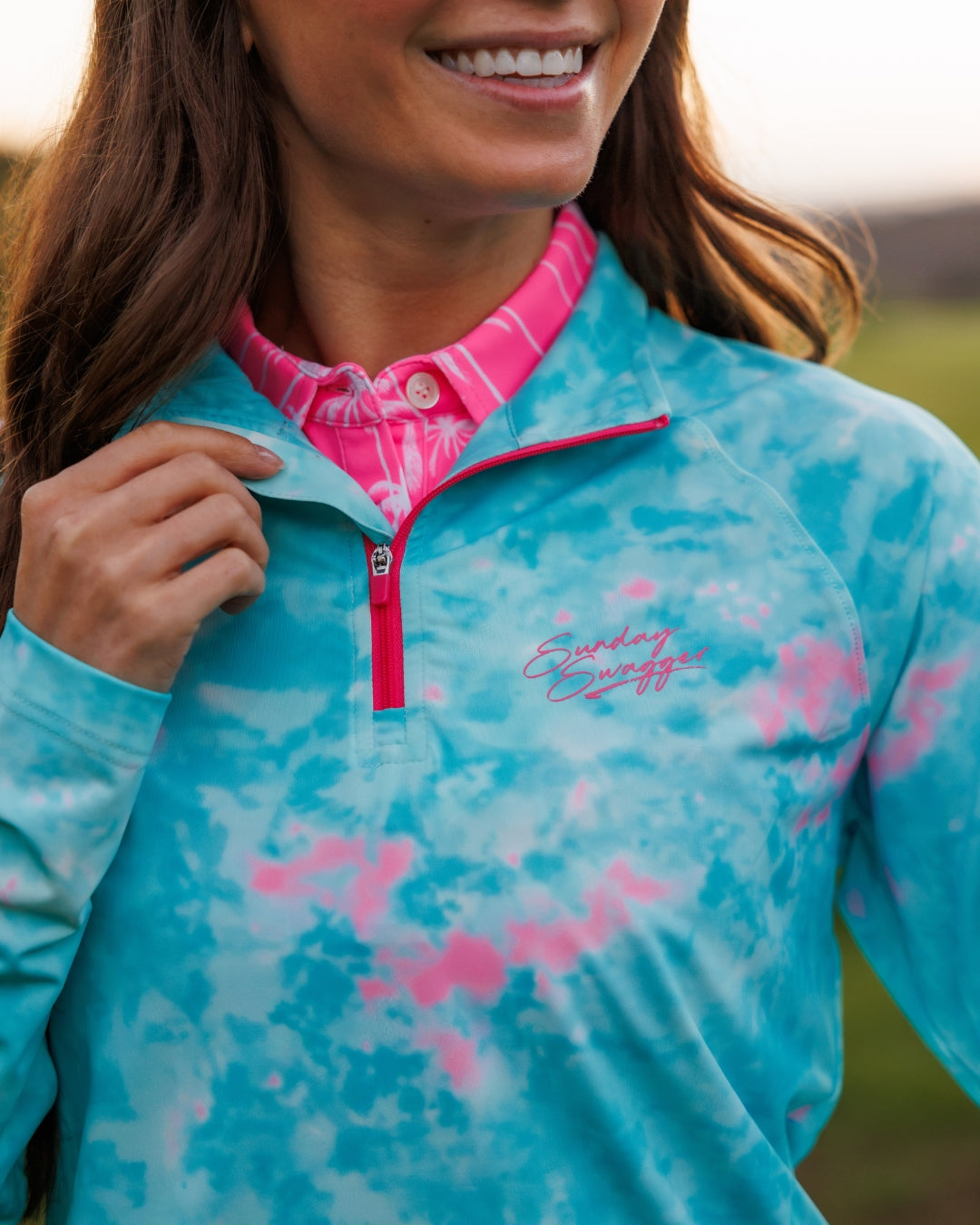 Women's Lightweight Q-Zip - Skyline
