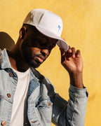 Palm Snapback - White