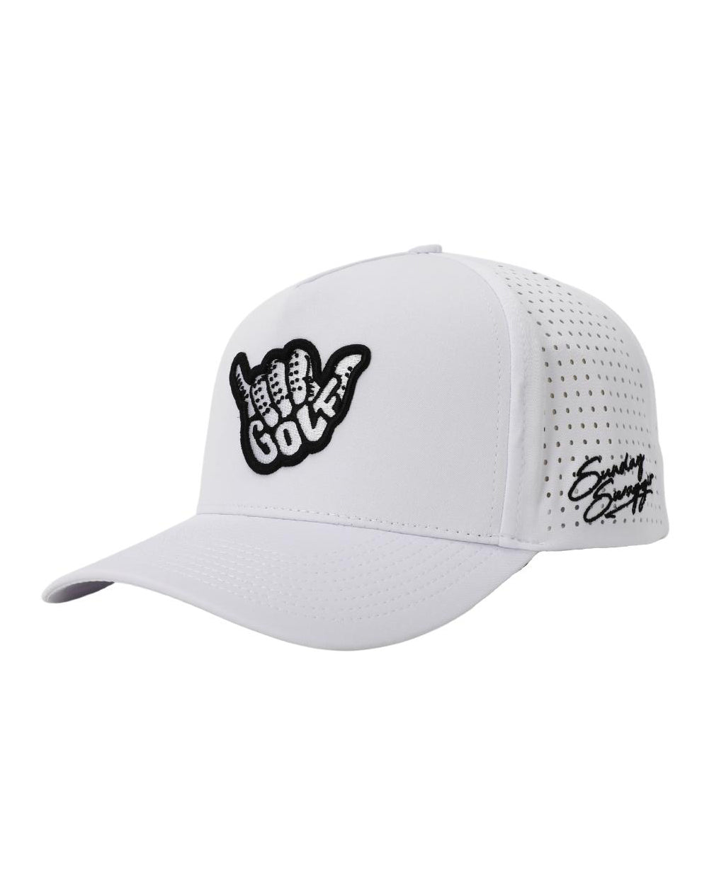Golf Shaka Hat - White