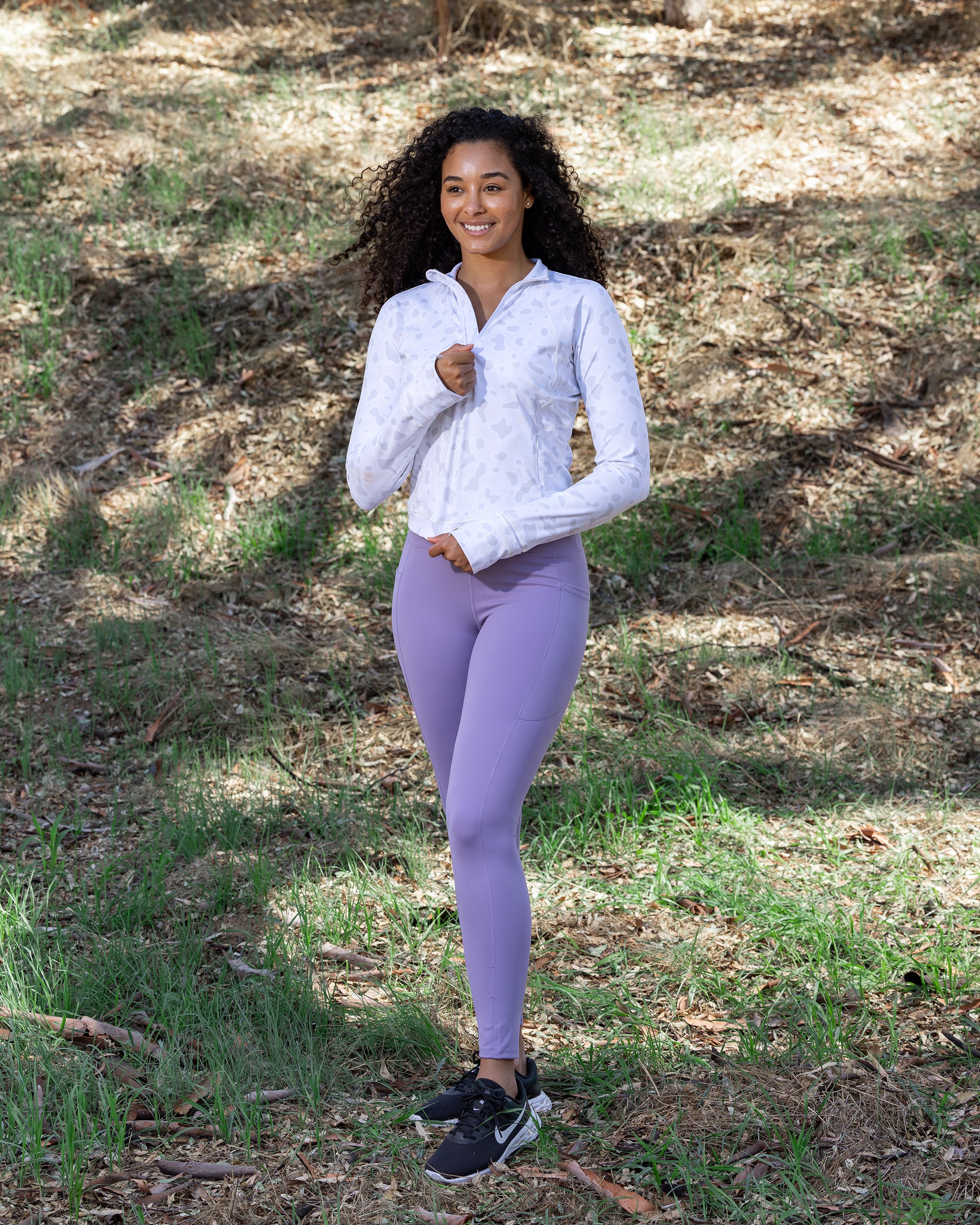 Alpine women's cropped golf Qzip jacket | Sunday Swagger