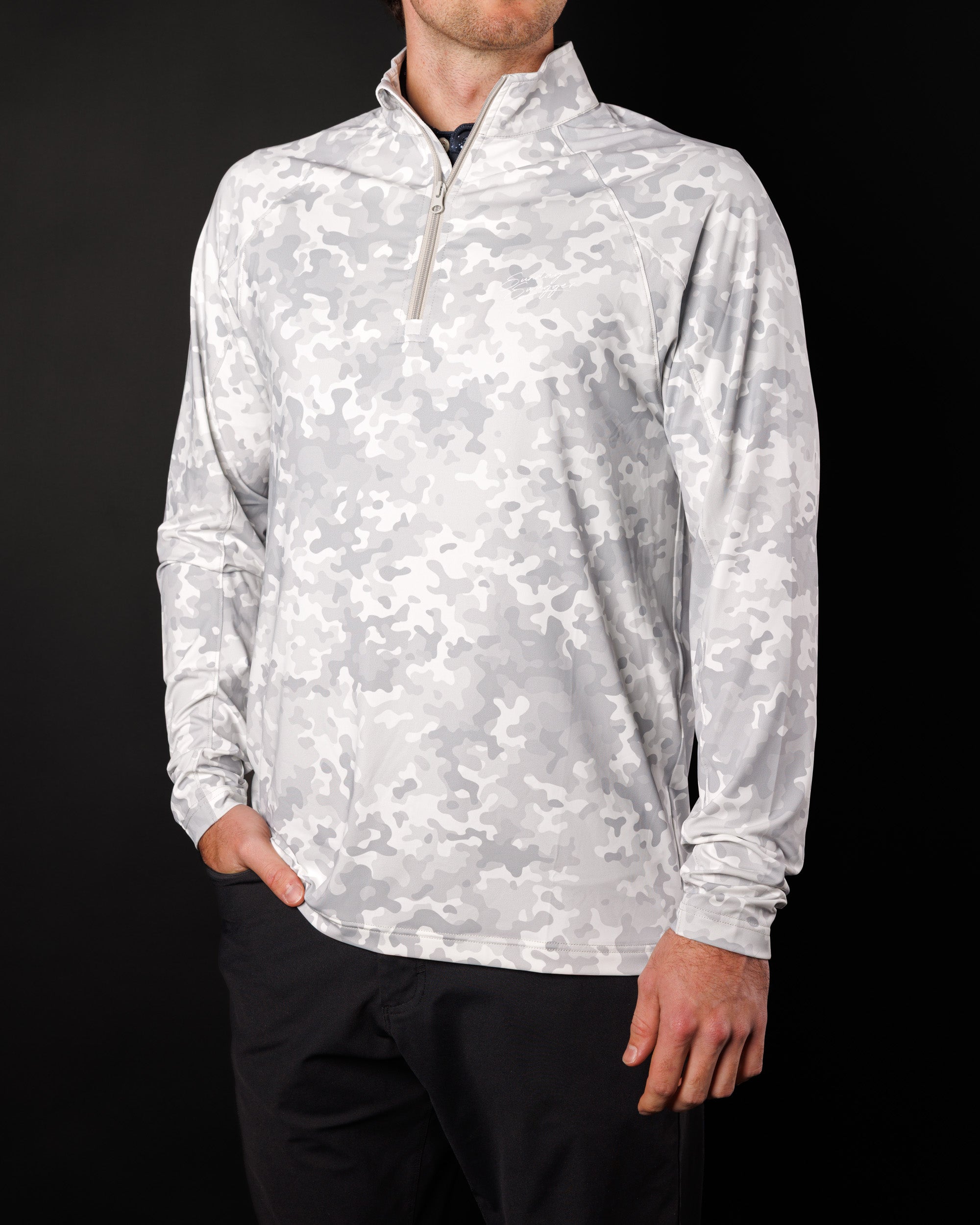 Men's Lightweight Q-Zip - Arctic Camo