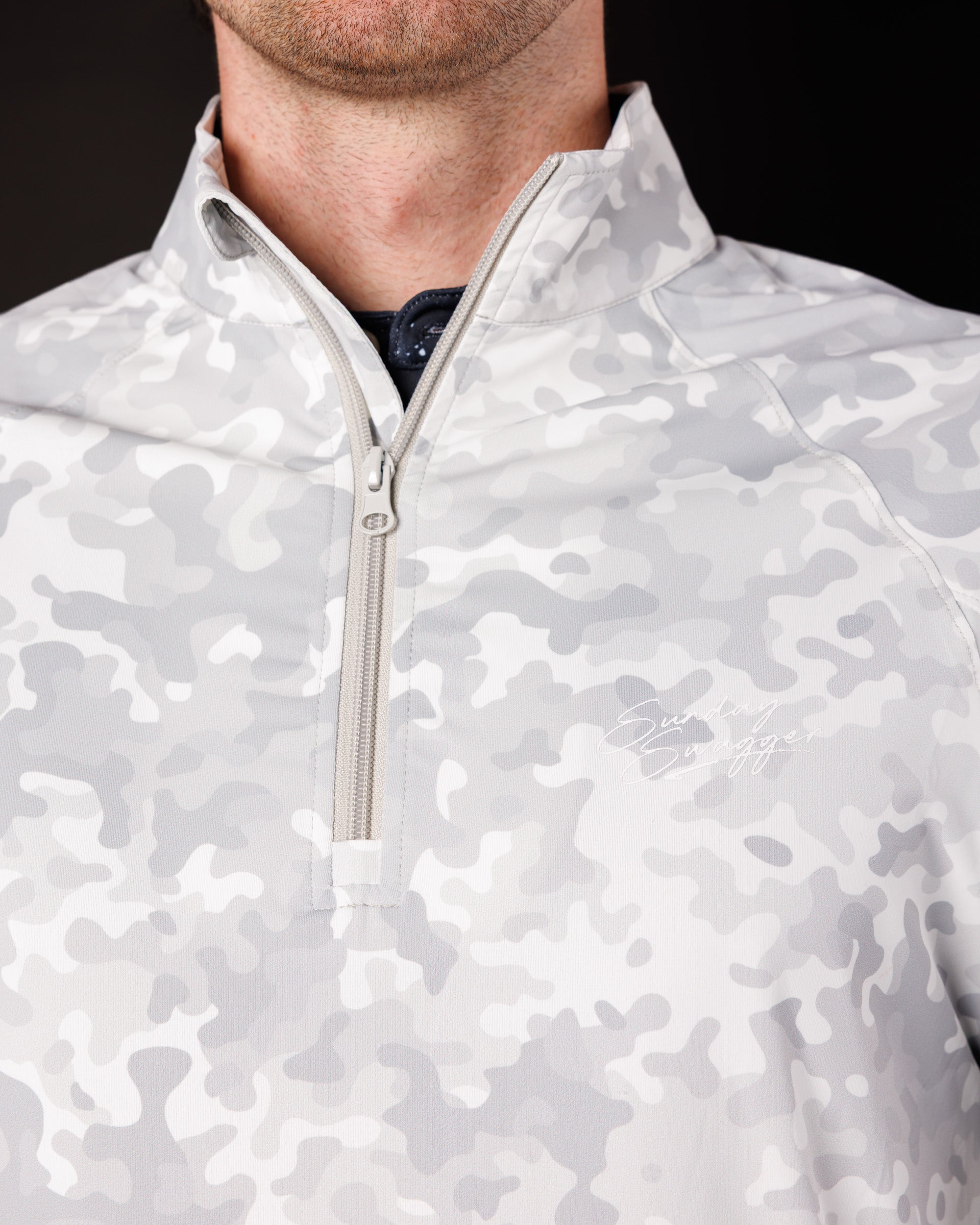 Men's Lightweight Q-Zip - Arctic Camo