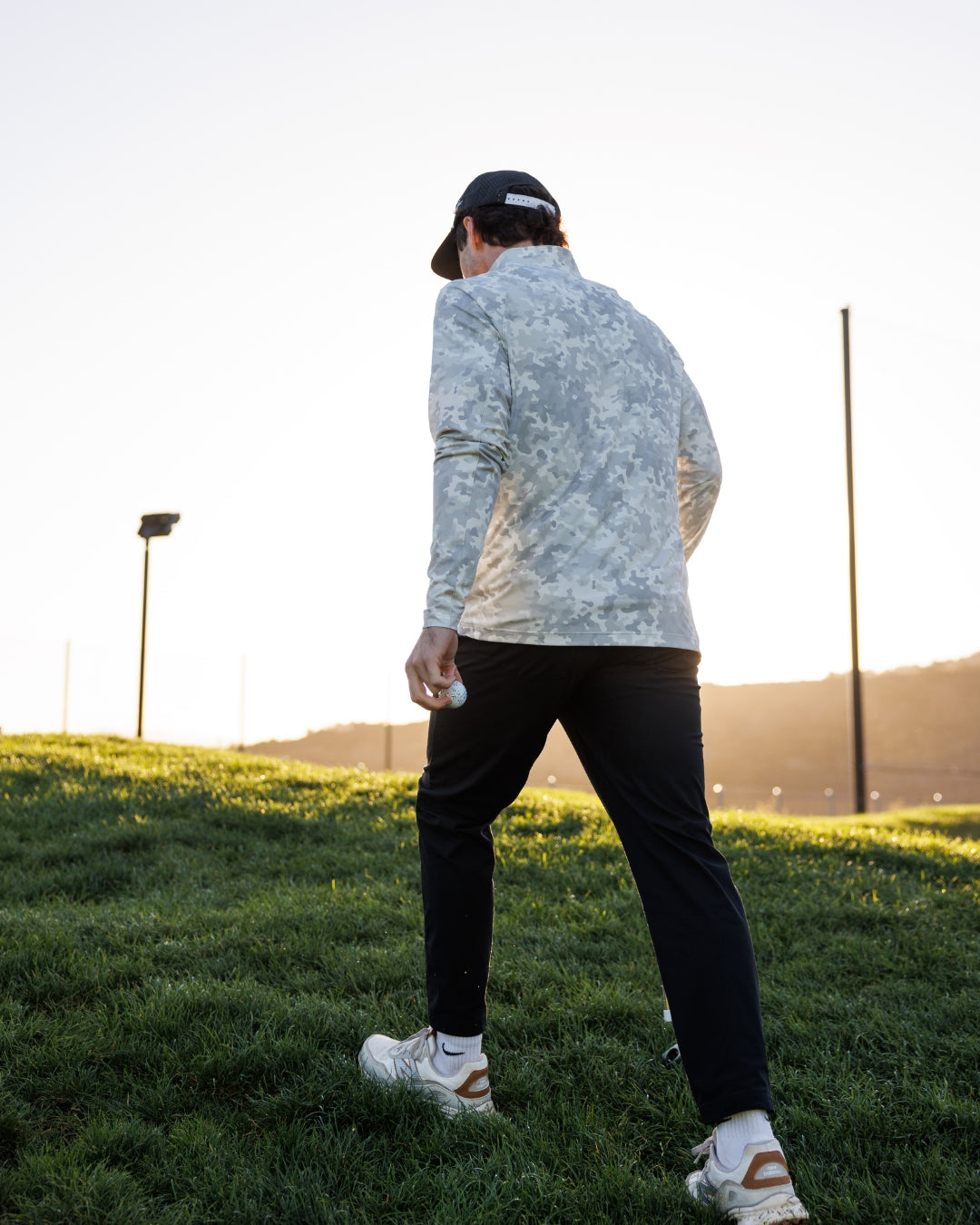 Men's Lightweight Q-Zip - Arctic Camo