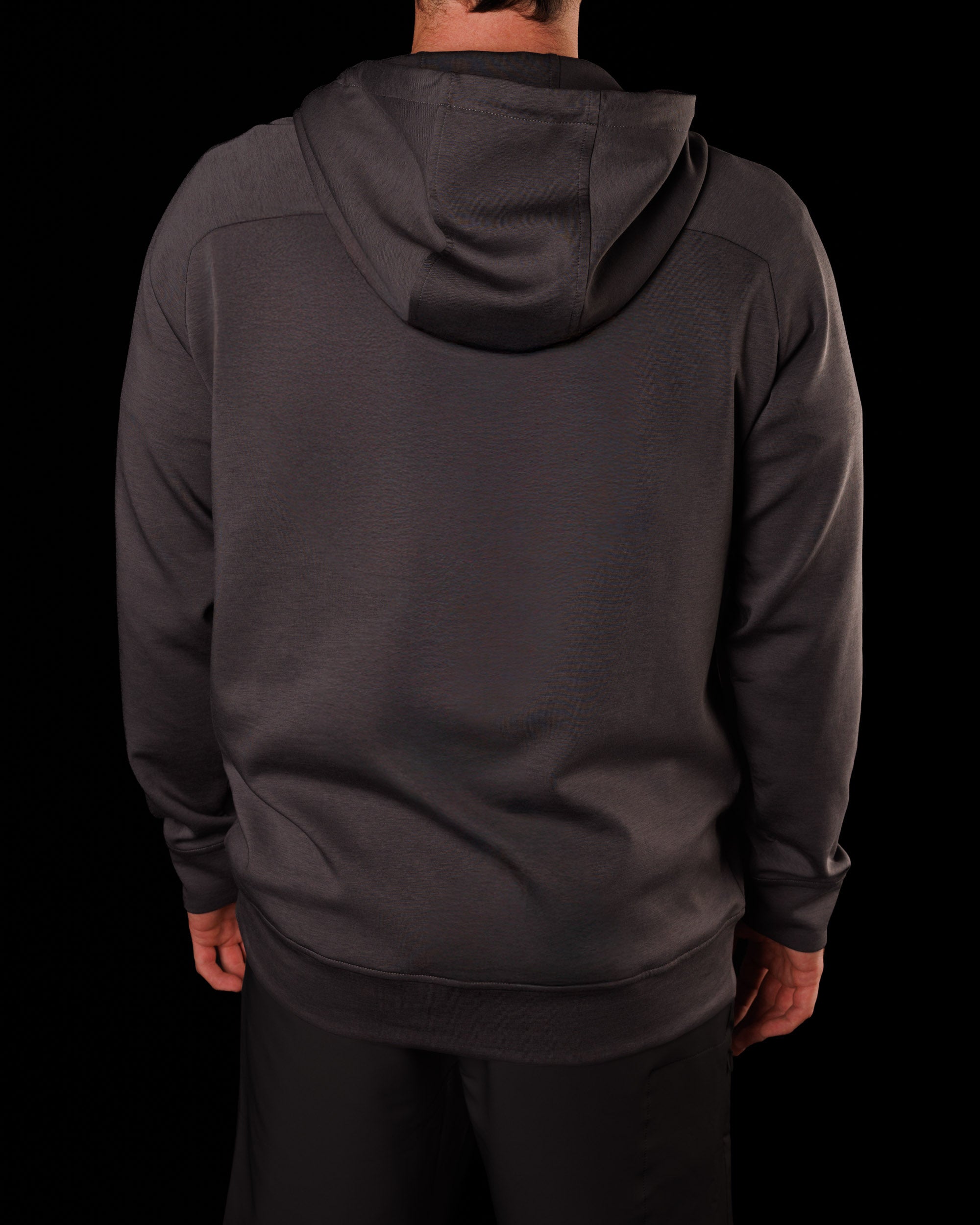 Men's Ultra Q-Zip Hoodie - Ash