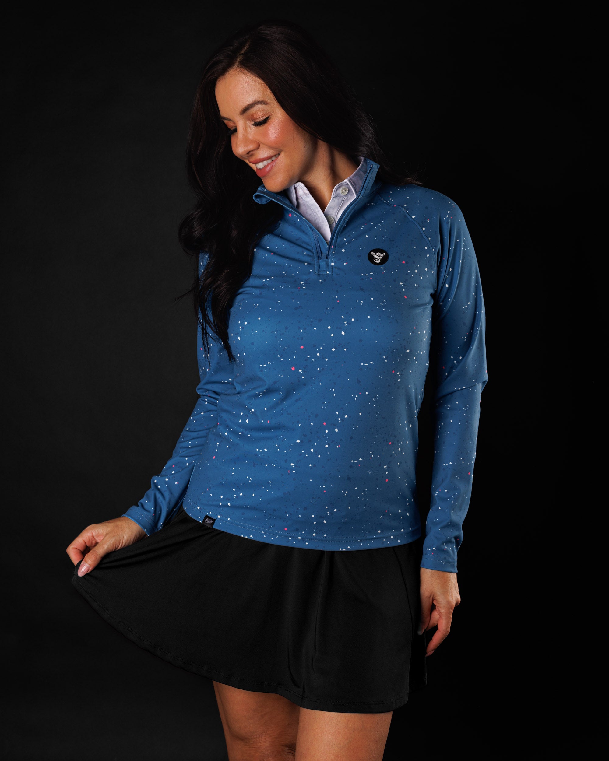 Women's Performance Q-Zip - Asteroid