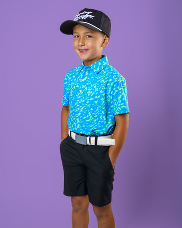 Azure Youth Polo | Sunday Swagger
