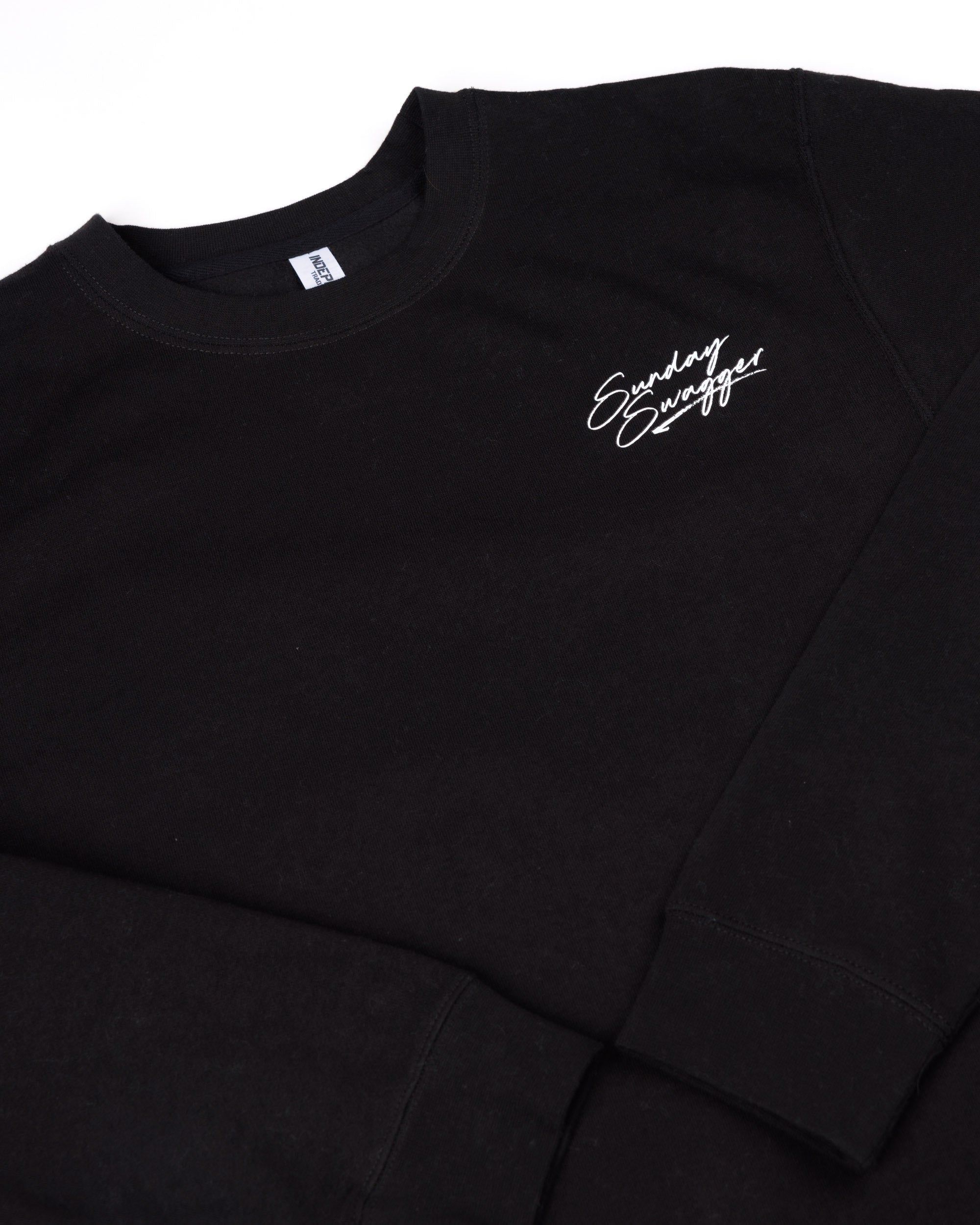 Battered Birdie Crewneck - Black