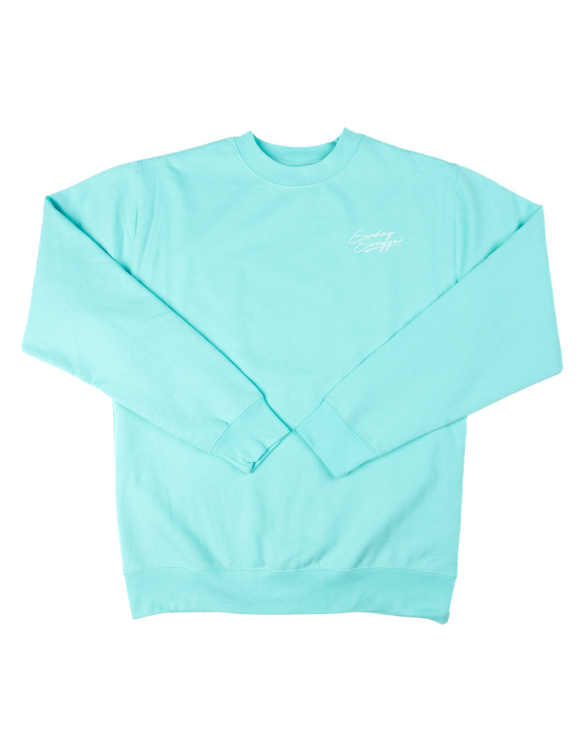 Battered Birdie Crewneck - Mint
