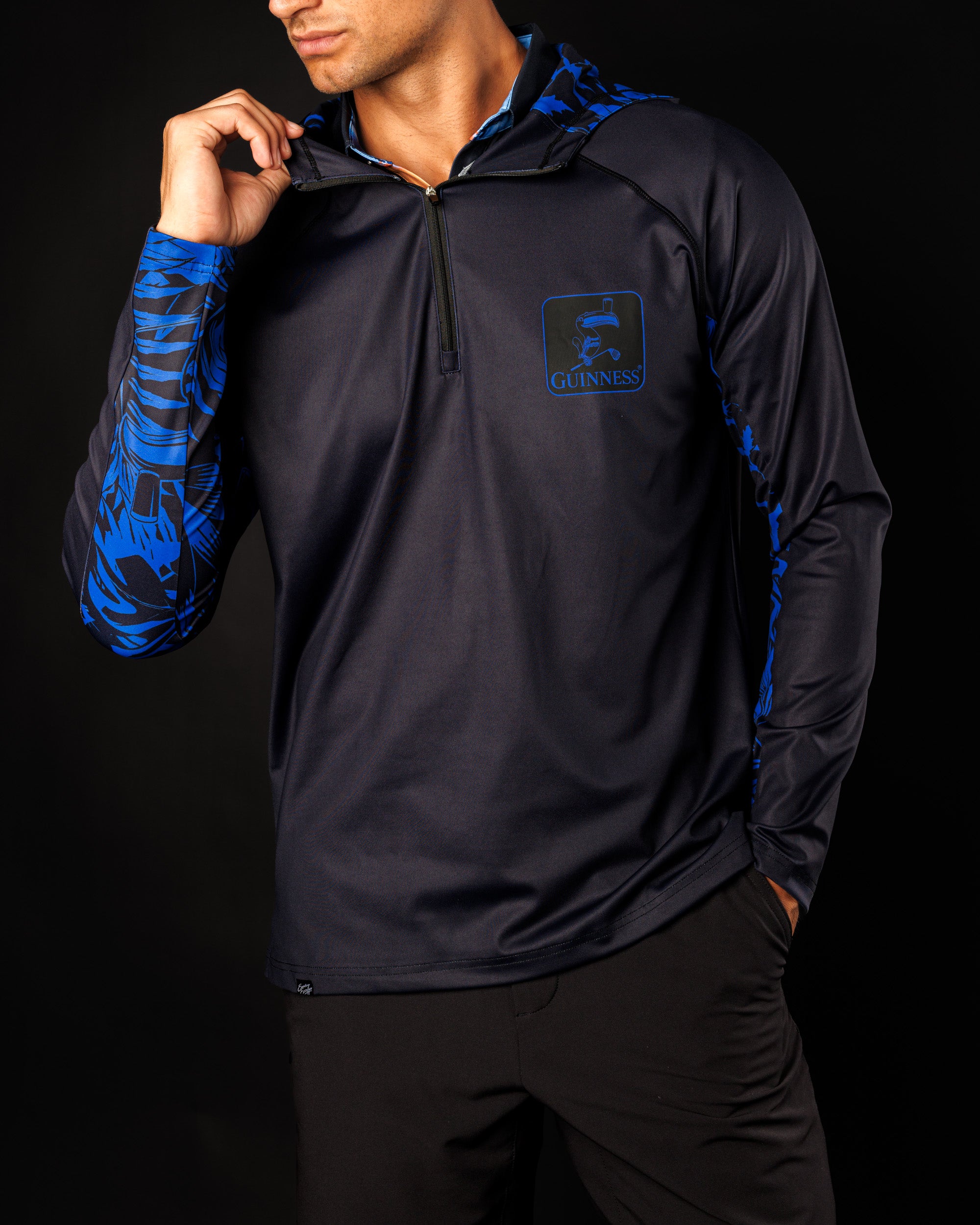 Midnight Bloom | Guinness® Mens Performance Hoodie