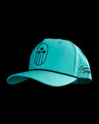 Palms Trio Snapback Rope Hat - Mint