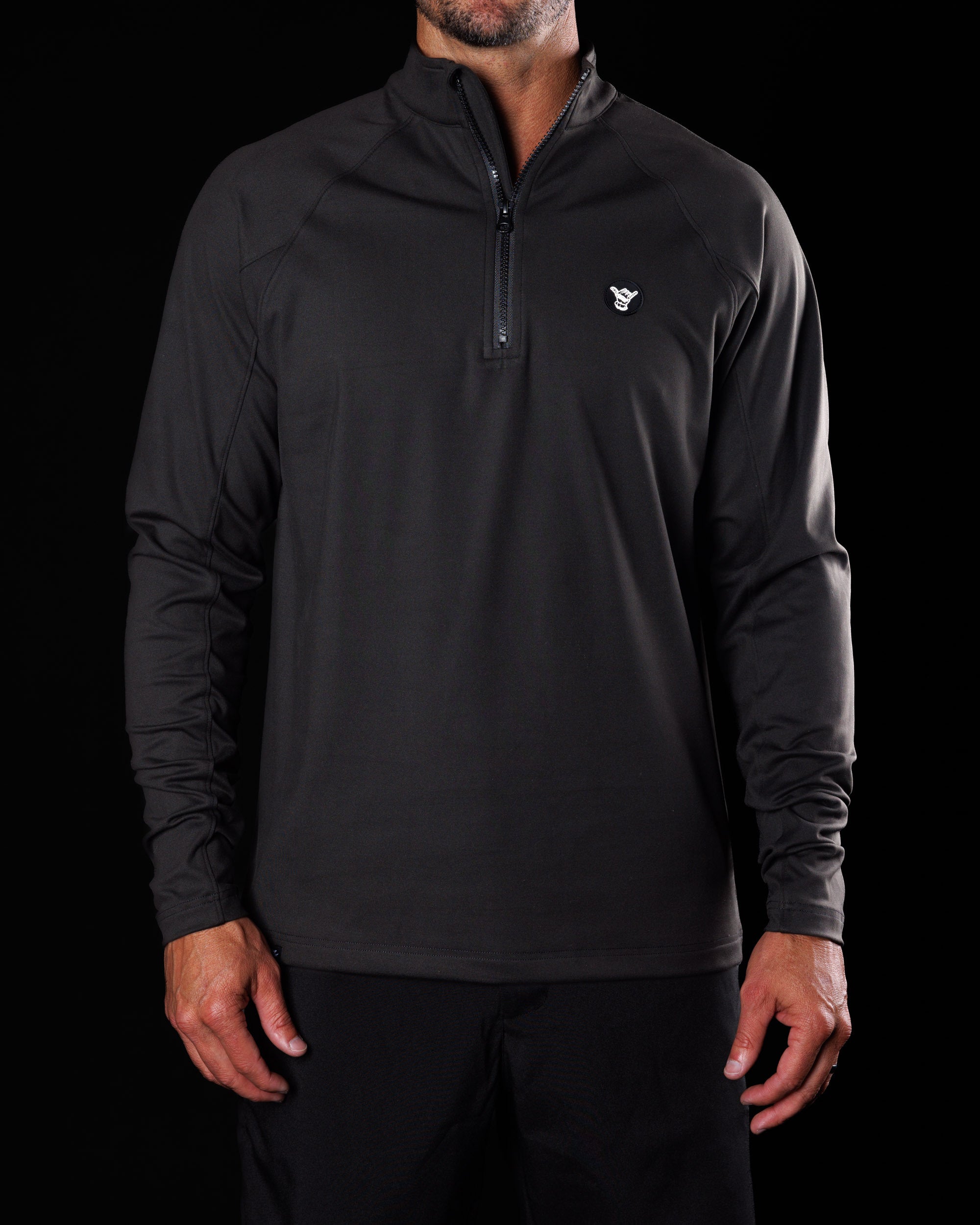 Men's Performance Q-Zip - Blackout