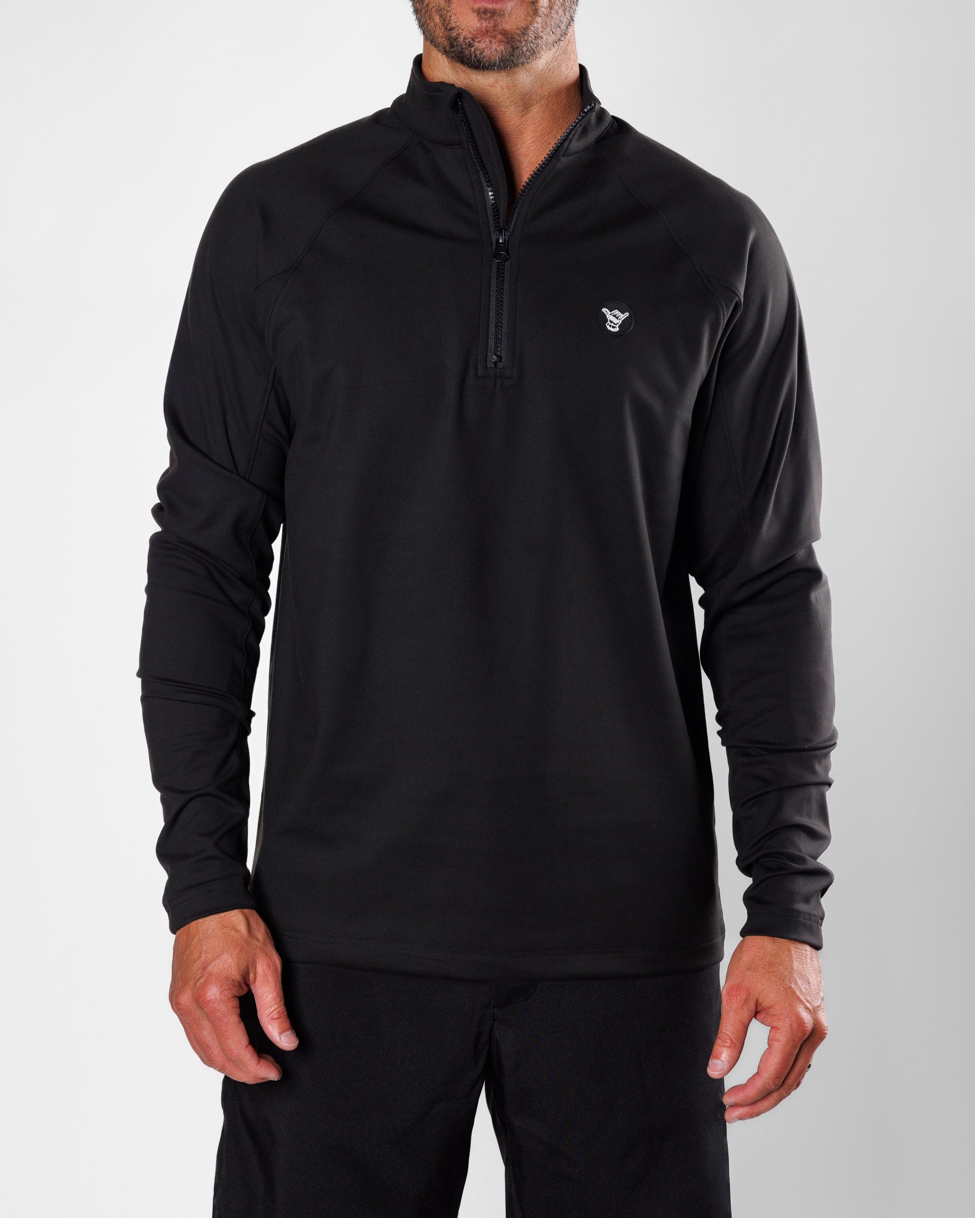 Men's Performance Q-Zip - Blackout
