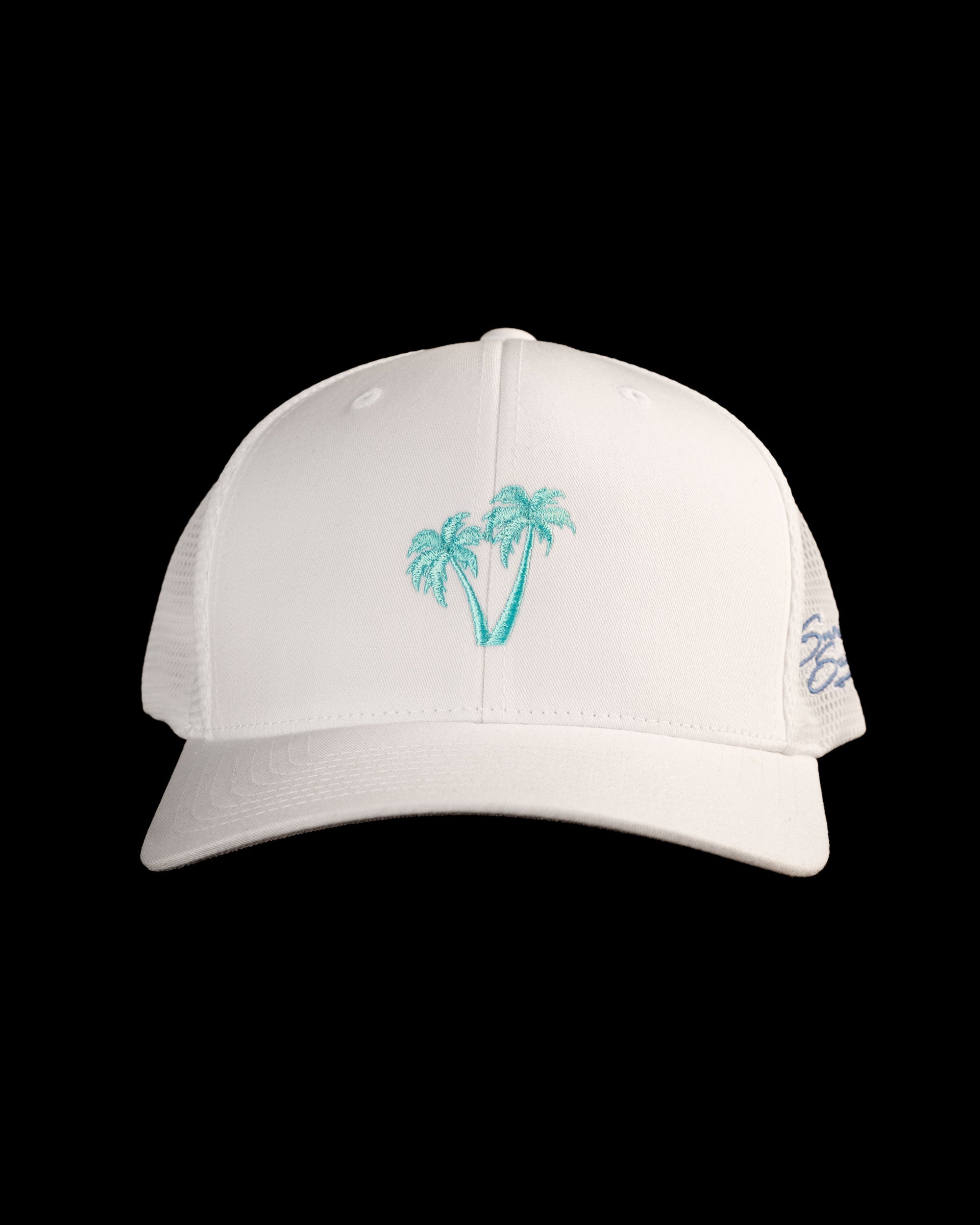 Palms Flexfit Snapback Hat - White