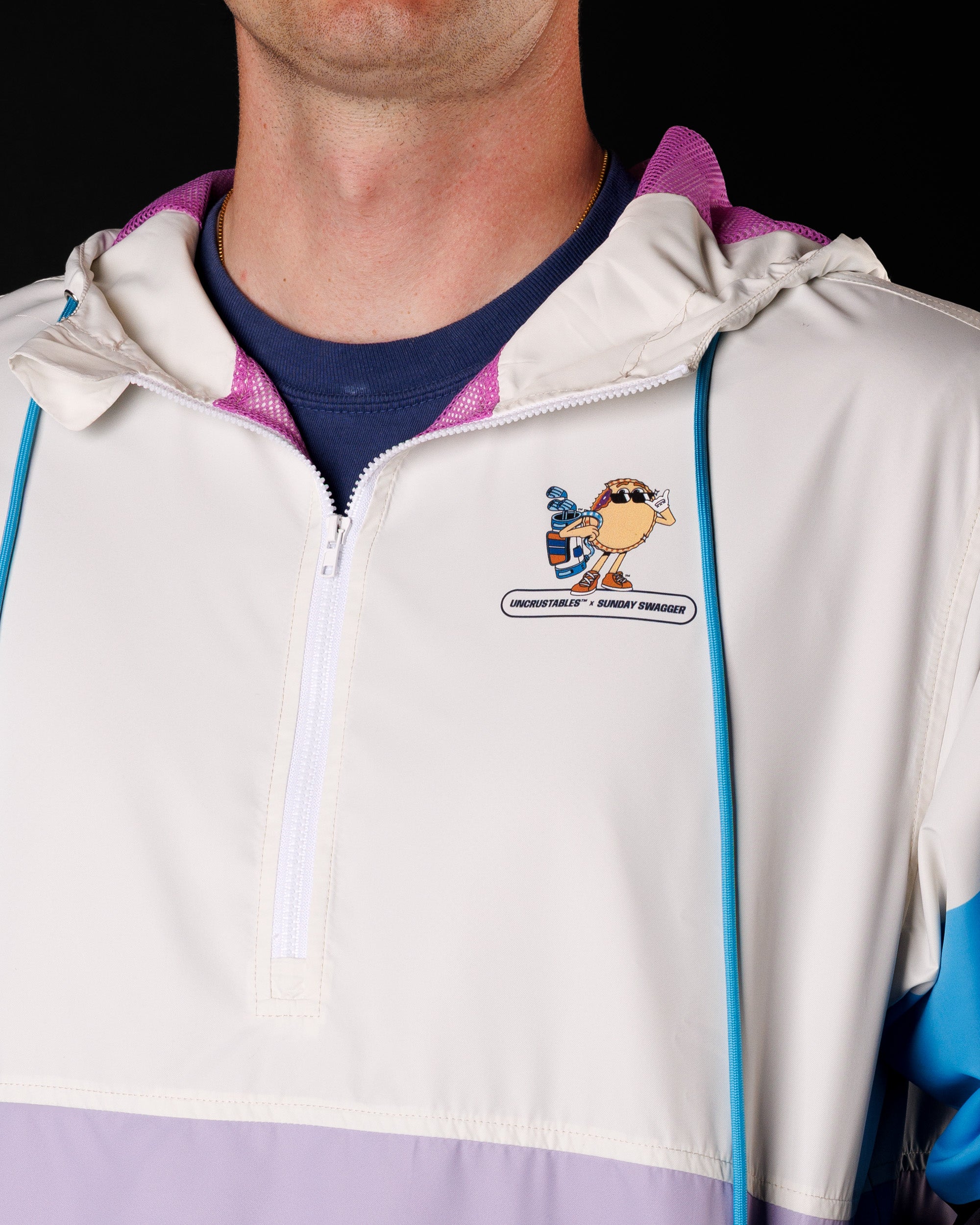 Bogey Berry | Uncrustables™ Men's Q-Zip Jacket