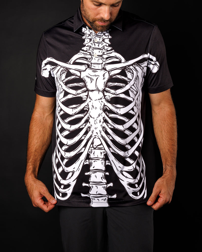 Bones Halloween Polo | Sunday Swagger Golf Polo