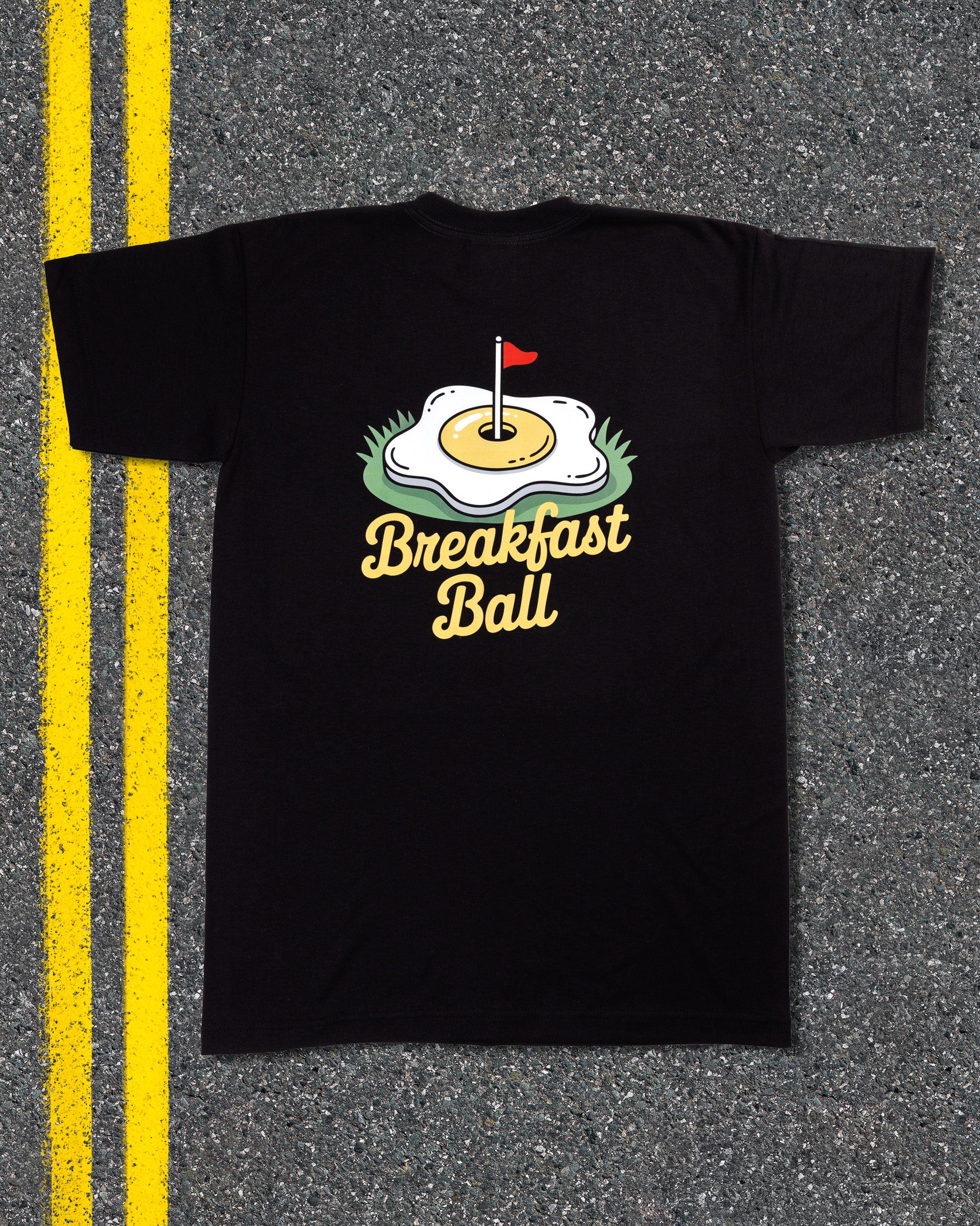 Breakfast Ball T-Shirt - Black