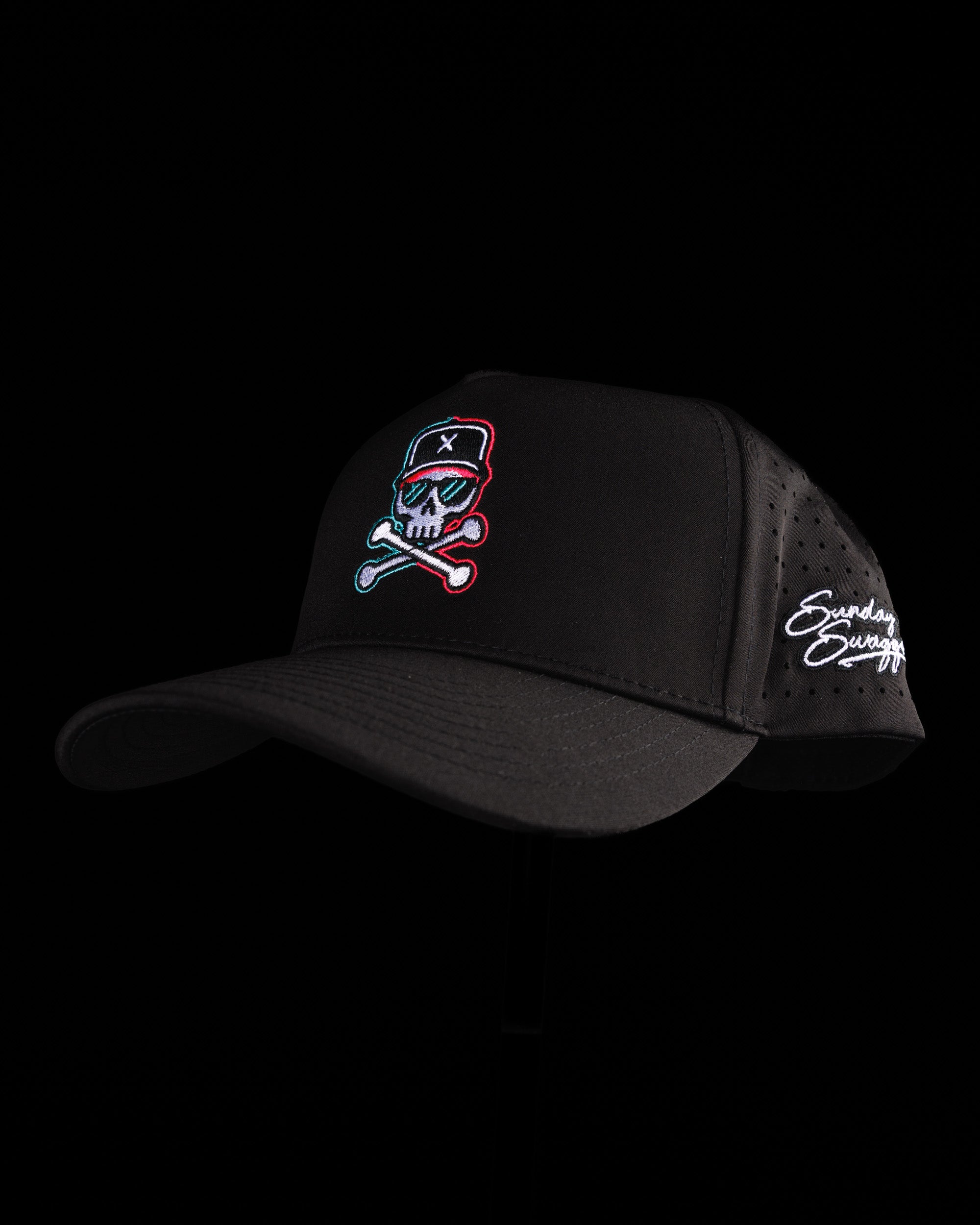 Dead Cool Snapback Hat - Black