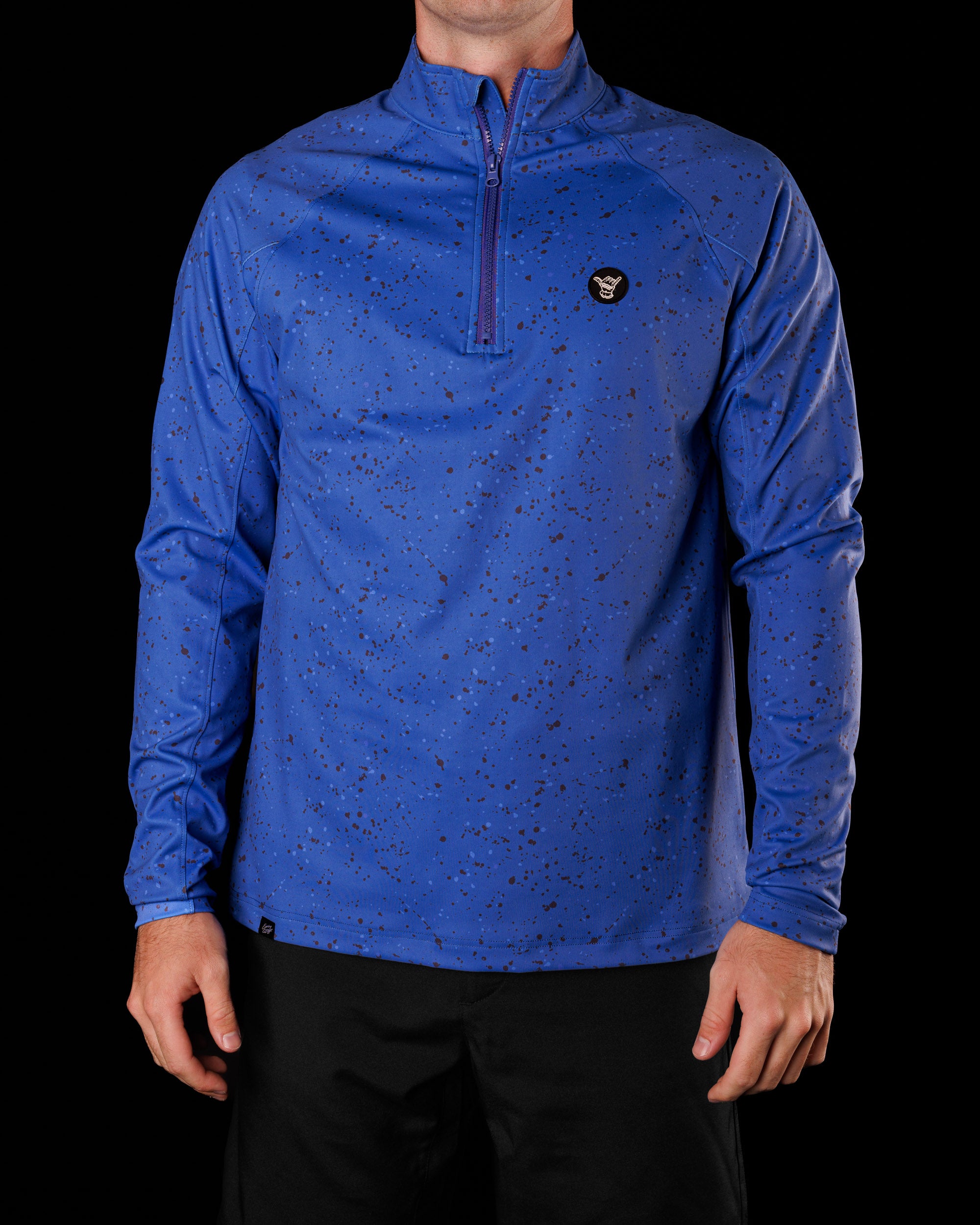 Men's Performance Q-Zip - Deep Sea