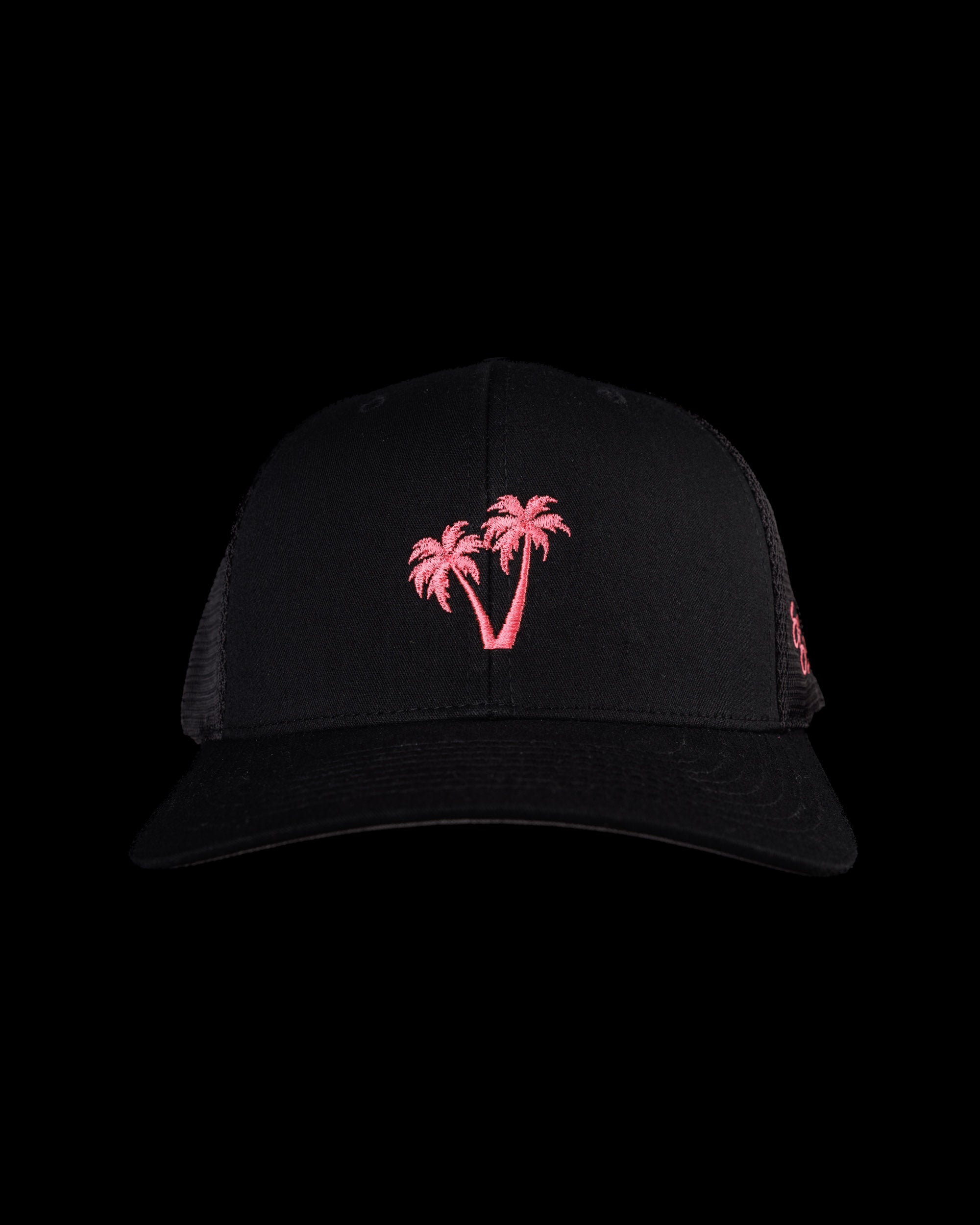 Neon Palms Flexfit Snapback Hat - Black