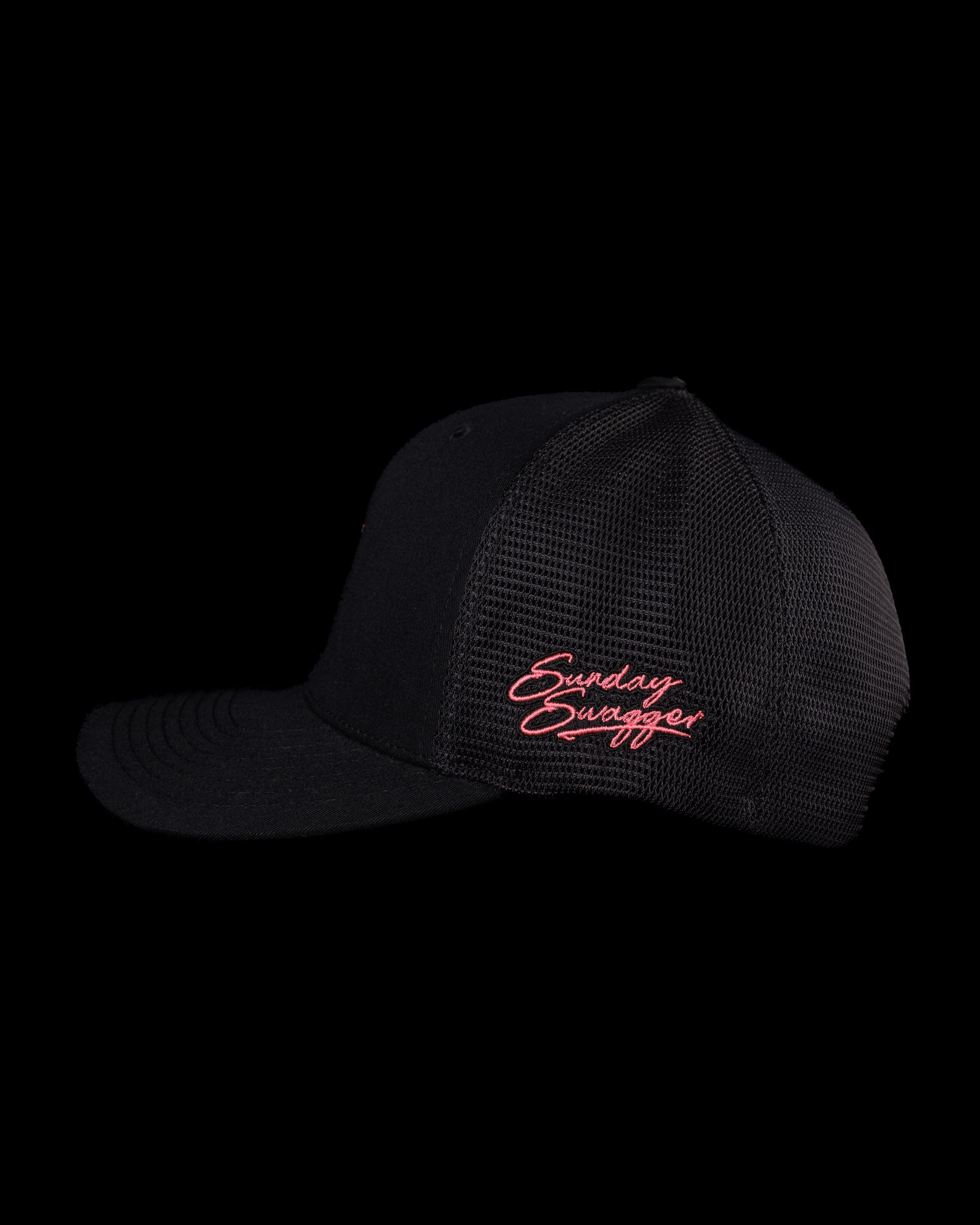 Neon Palms Flexfit Snapback Hat - Black