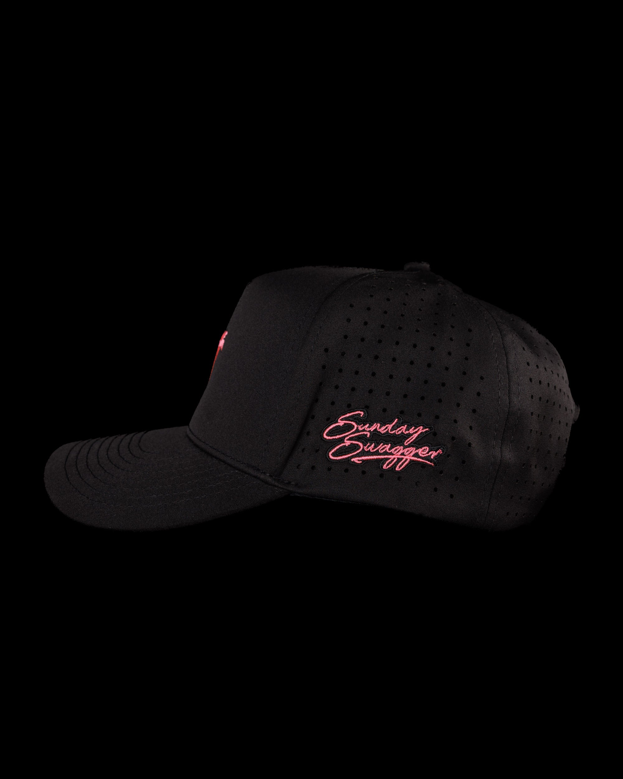 Neon Palms Snapback Hat - Black