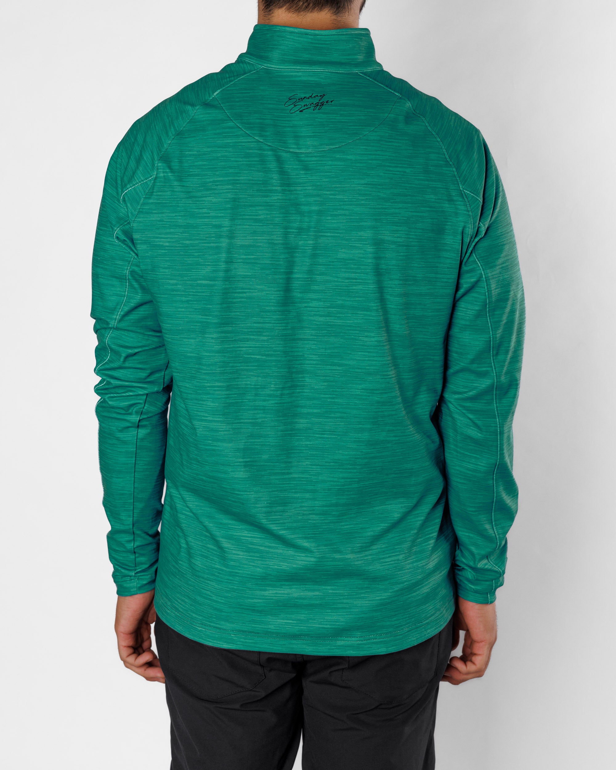Men's Performance Q-Zip - Evergreen
