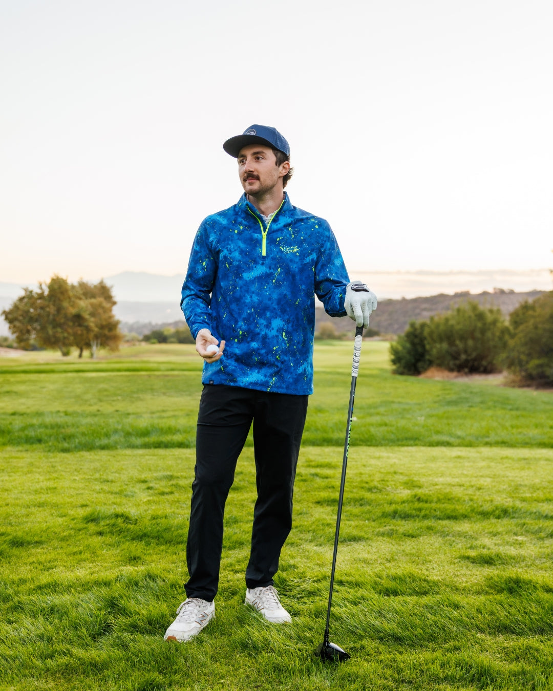 Men's Performance Q-Zip - Flare