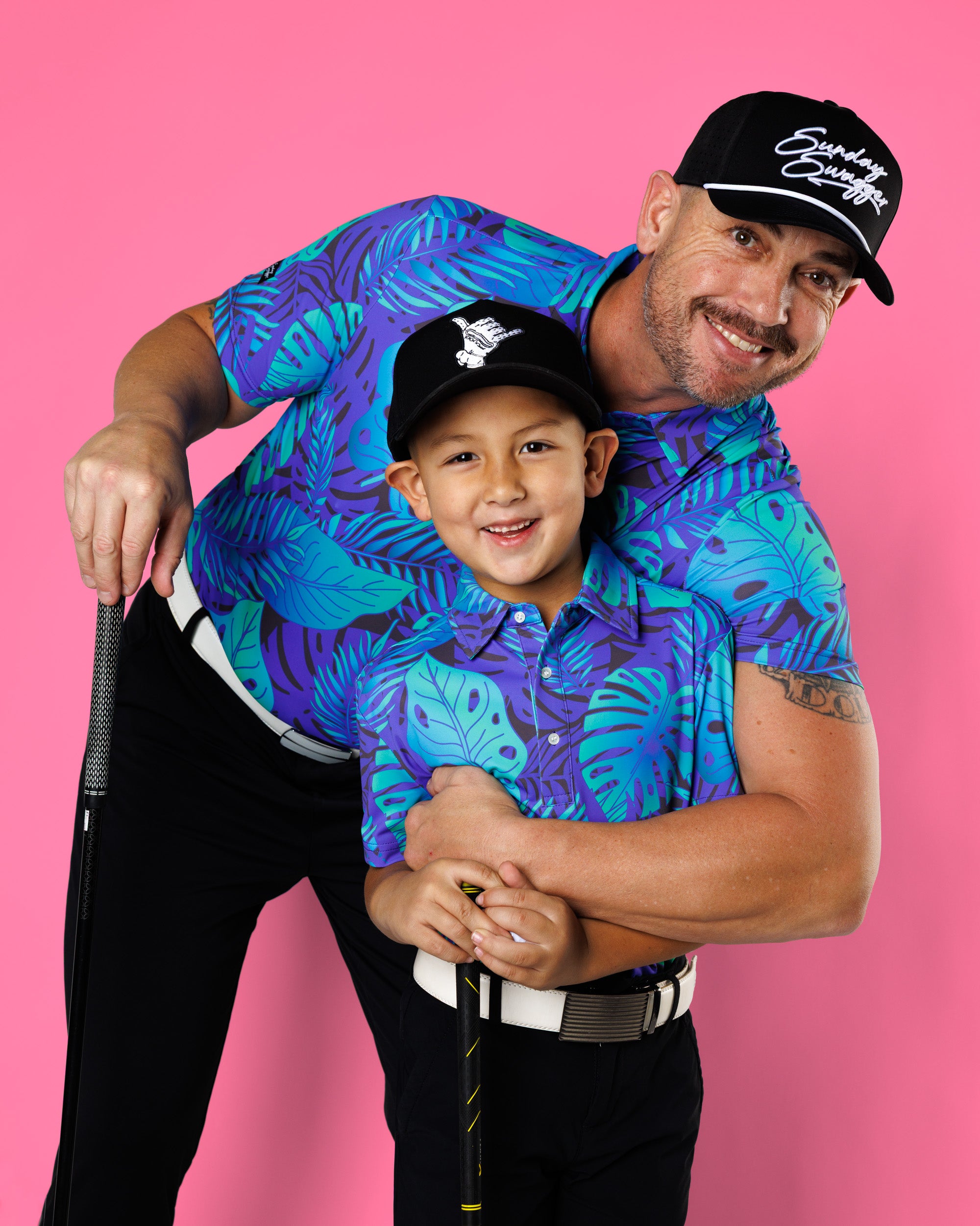 Fresh Fronds - Father & Son Polo Bundle