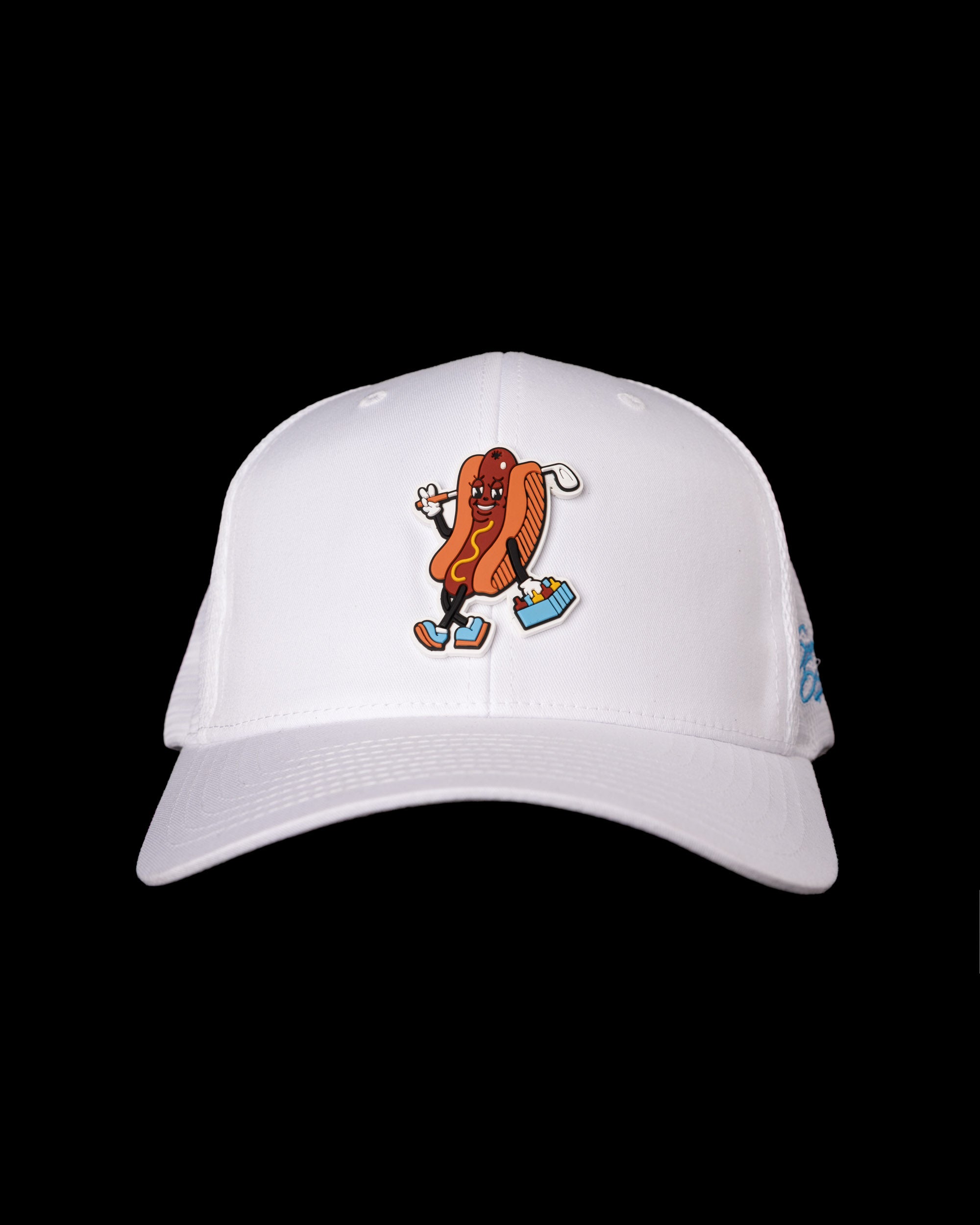 Glizzy Flexfit Snapback Hat - White