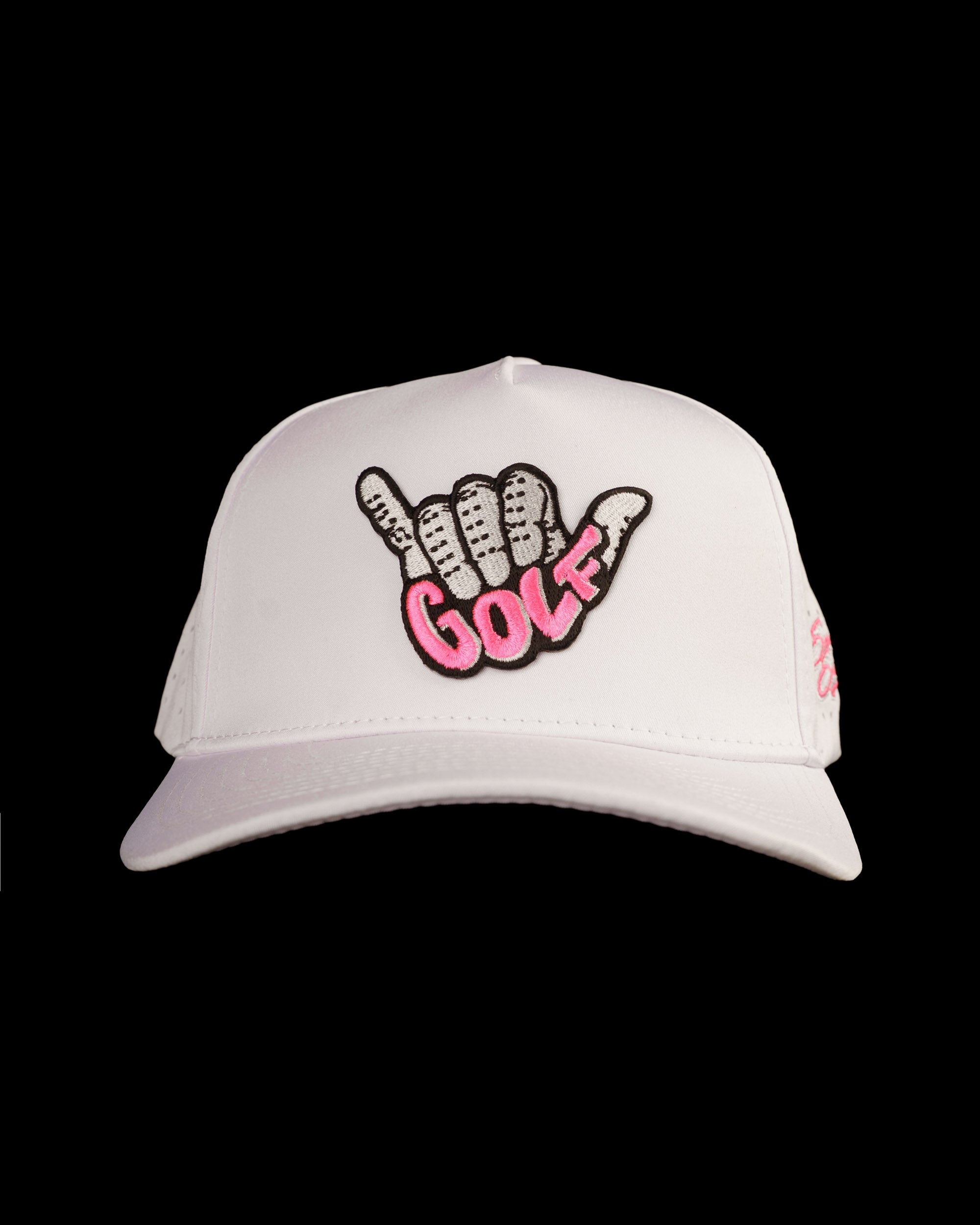 Golf Shaka Hat - Neon Pink