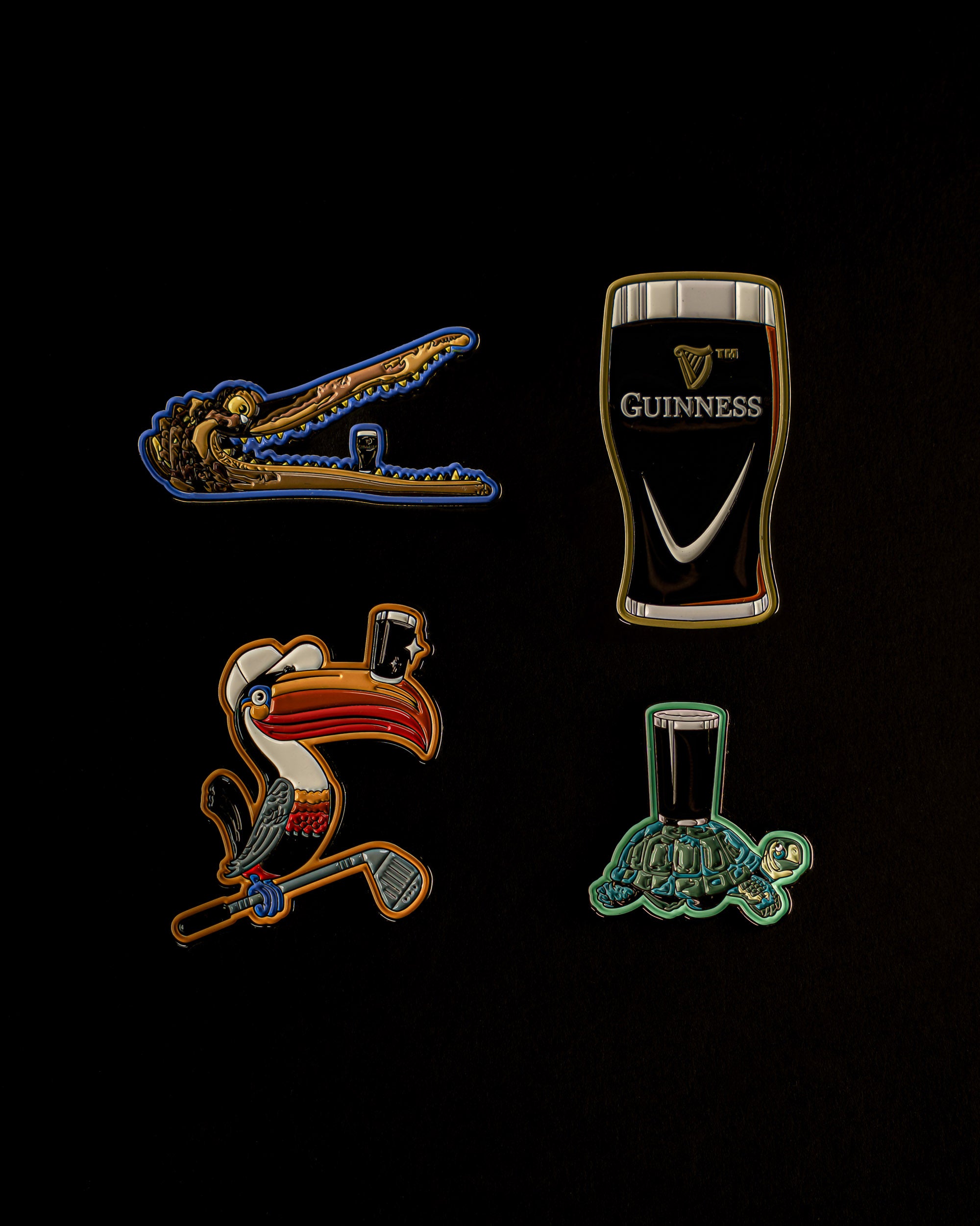 Guinness® Ball Markers - Gilroy Animals (4-Pack)