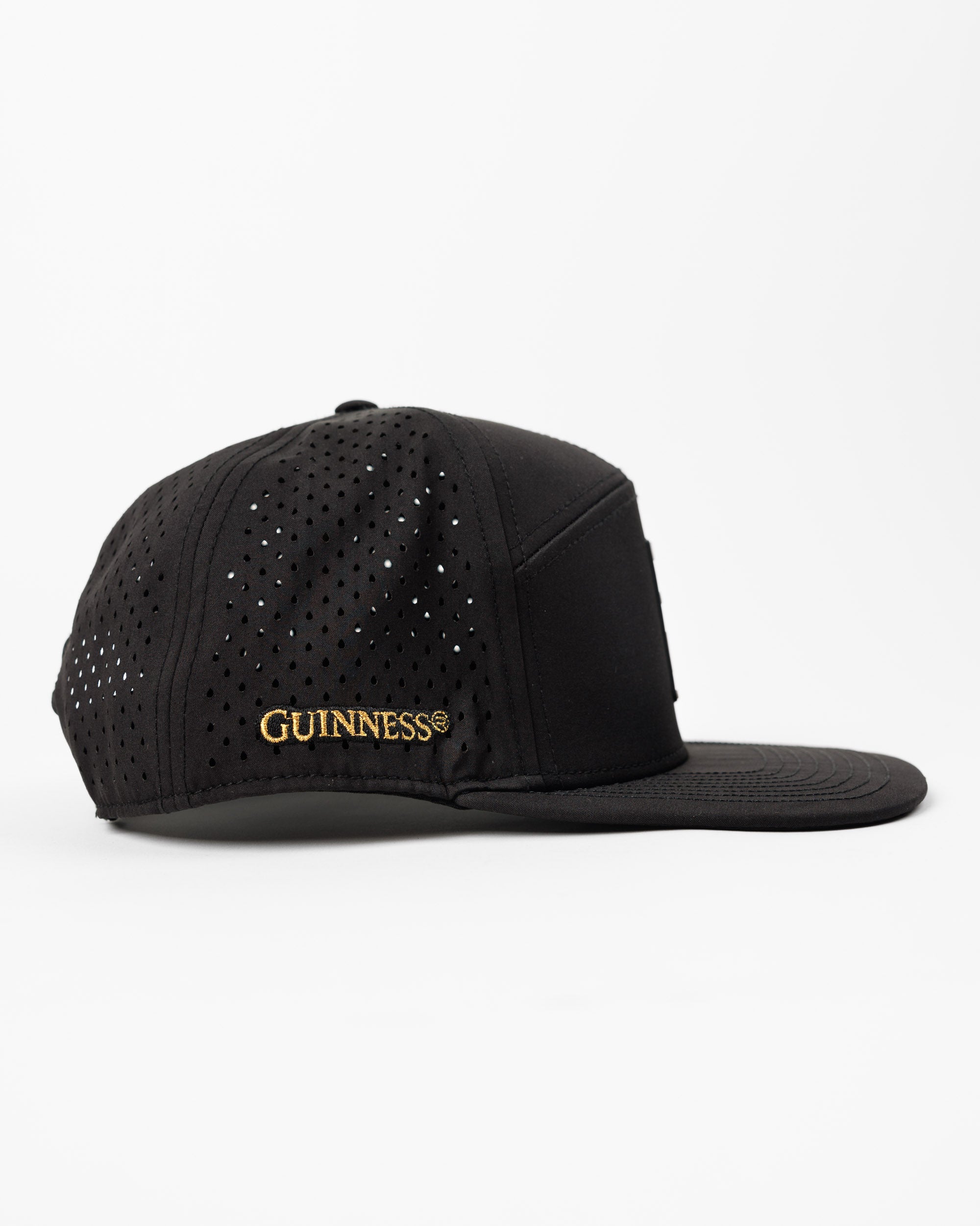 Guinness® Flat Bill Hat – Drafted – Black