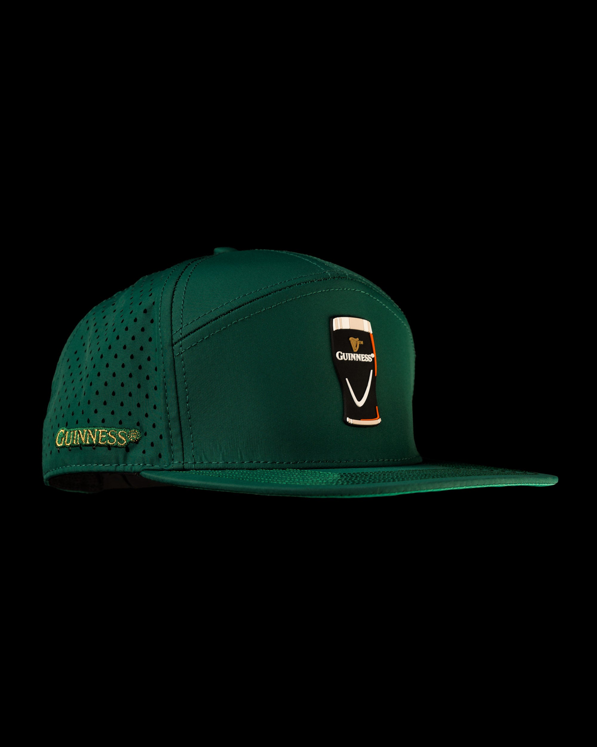 Guinness® Flat Bill Hat – Drafted – Green