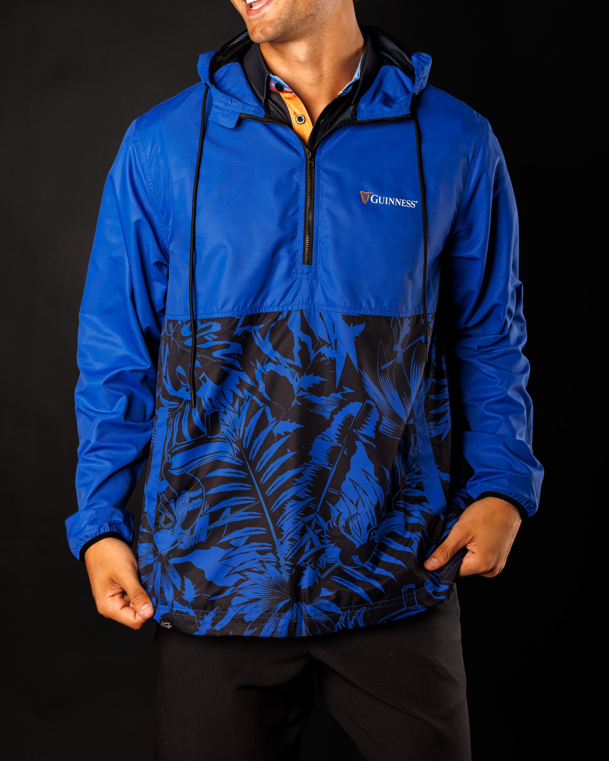 Midnight Bloom Jacket | Guinness® Men's Q-Zip Jacket
