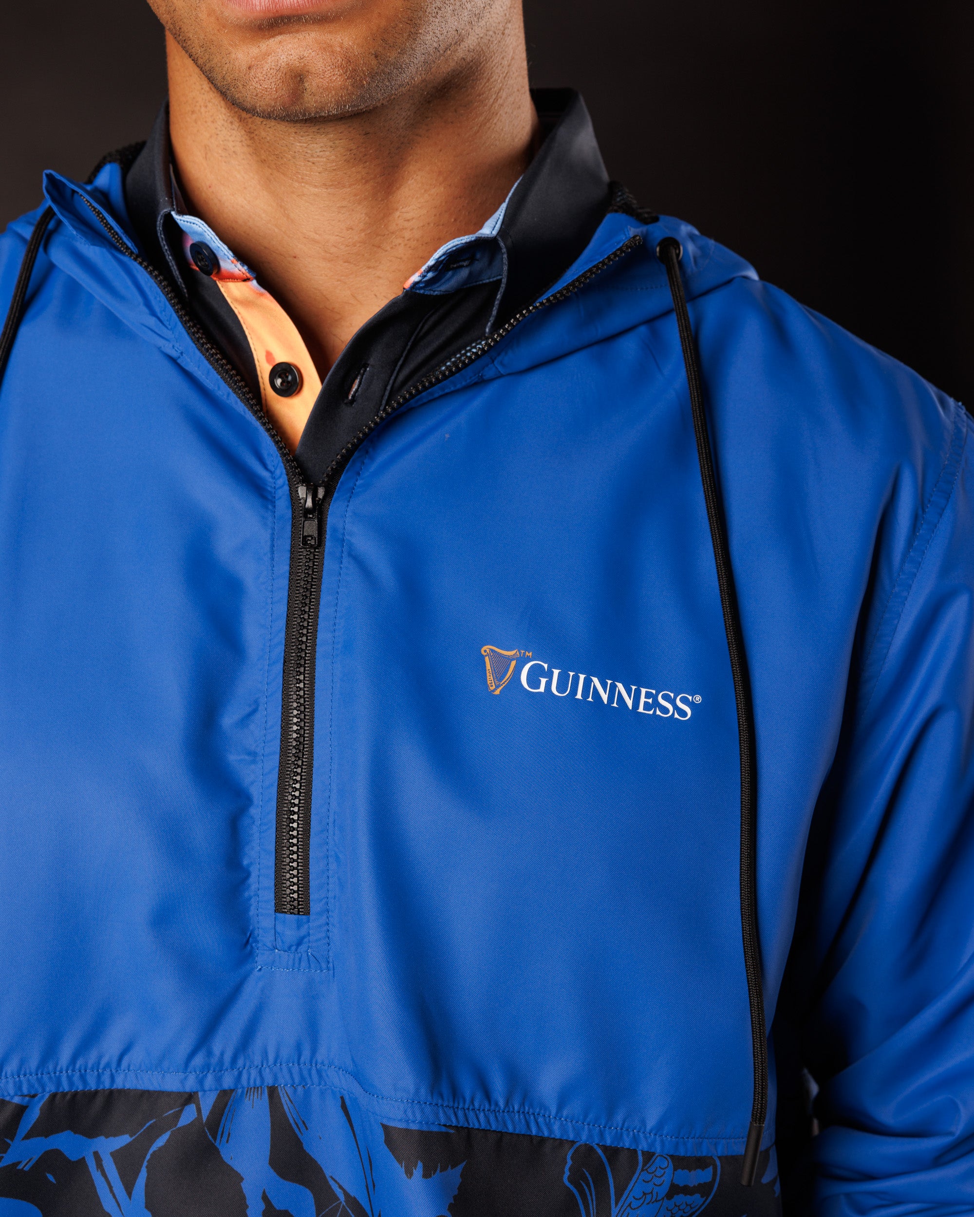 Midnight Bloom Jacket | Guinness® Men's Q-Zip Jacket