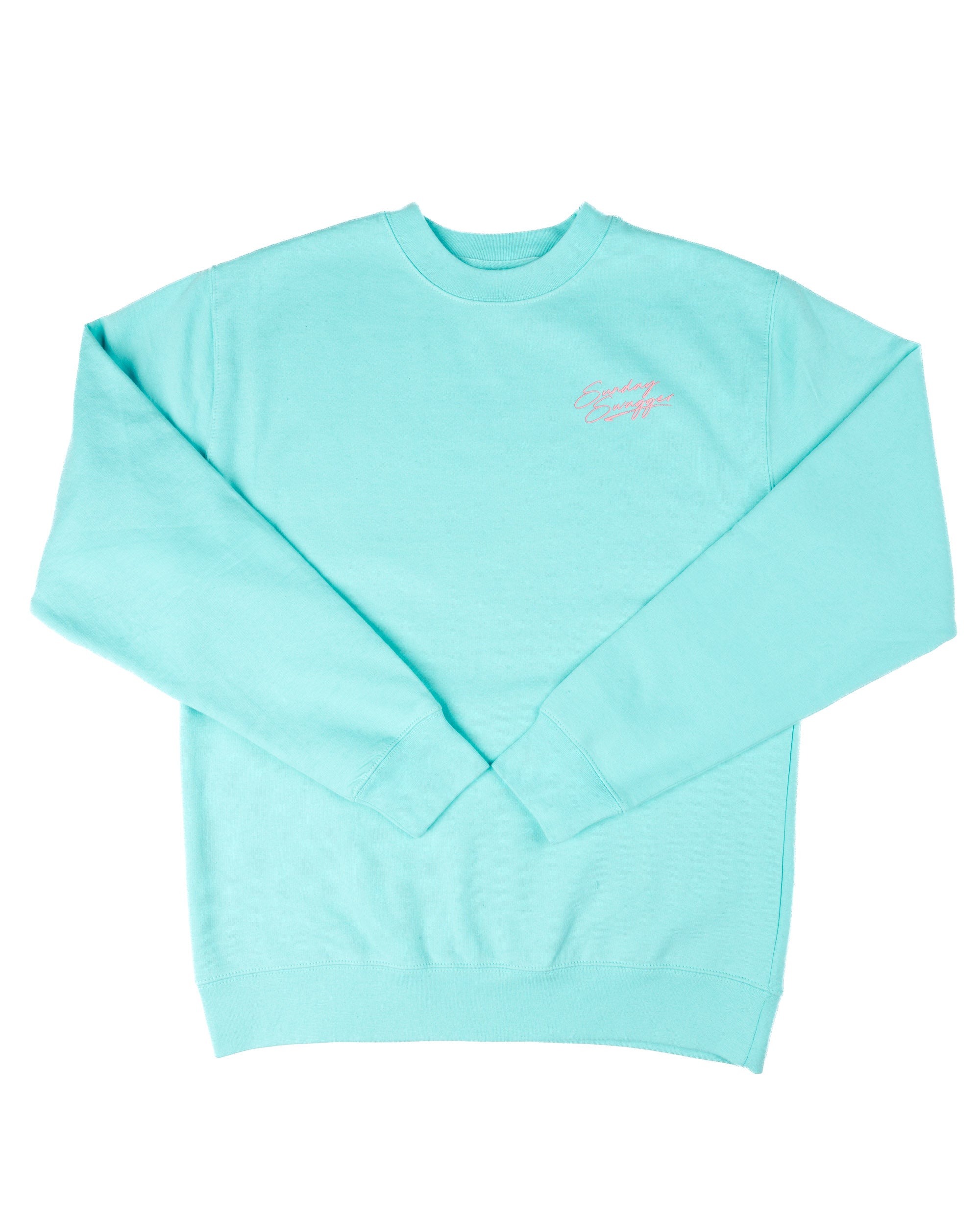 Hang Loose Crewneck - Mint/Peach