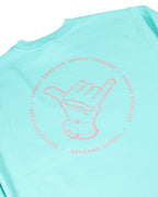 Hang Loose Crewneck - Mint/Peach