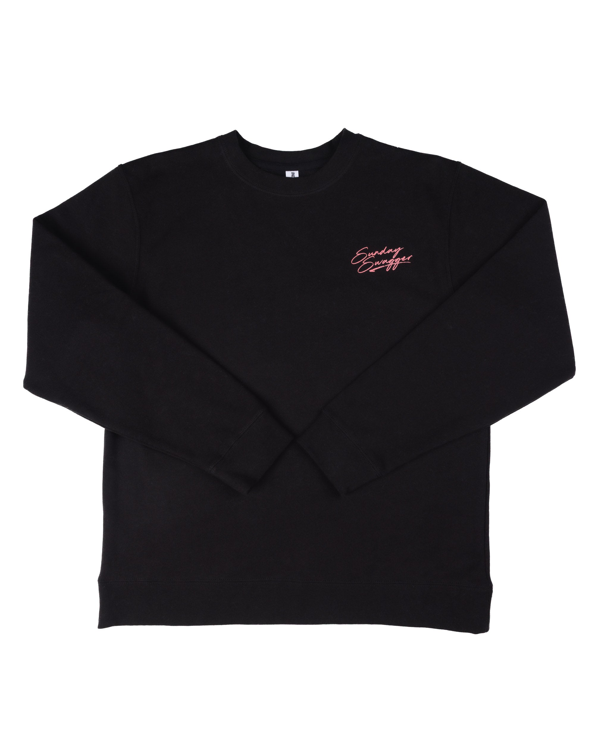 Hang Loose Crewneck - Black/Peach