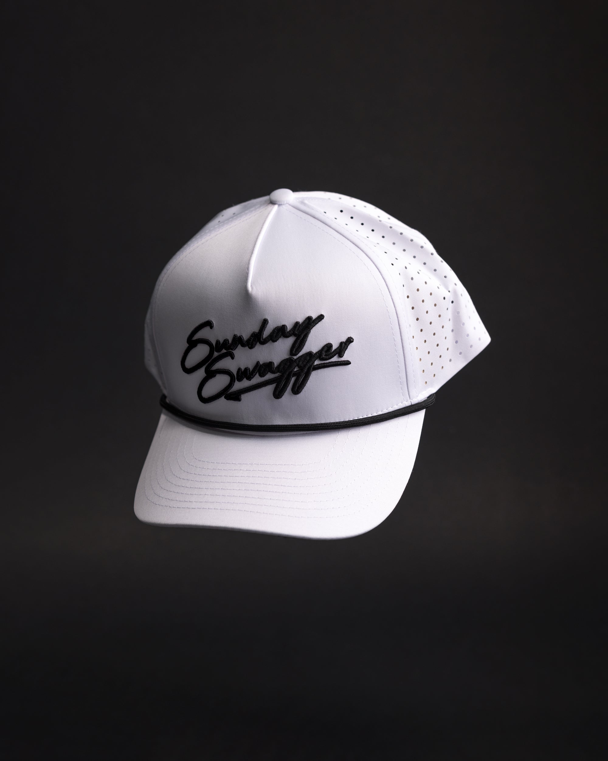 Swagger Snapback Hat - White