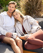 Latte Cream Women's zip Jacket | Sunday Swagger